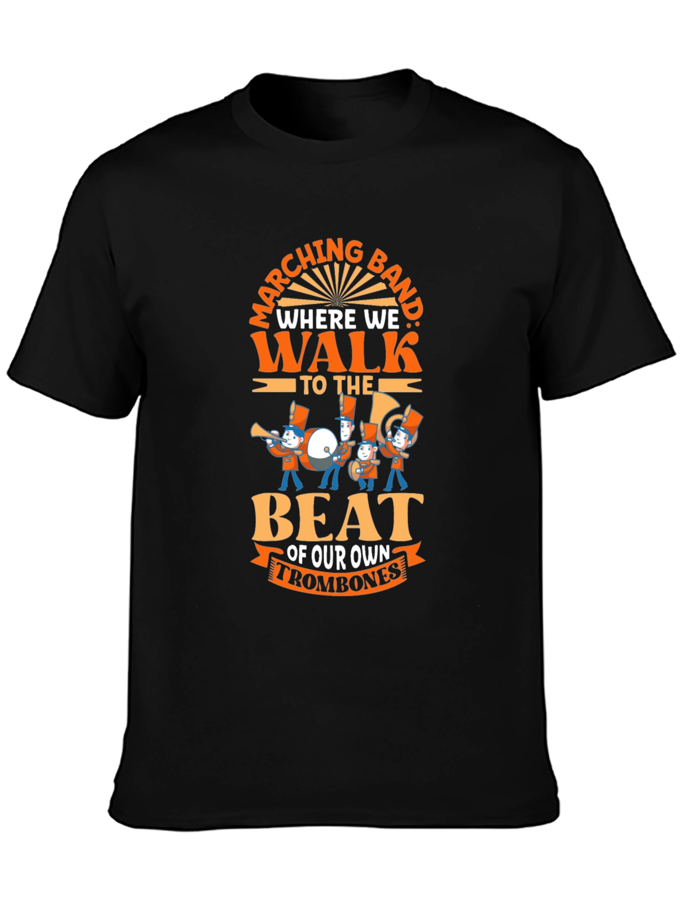 Marching Band T-Shirt - Trombone Player Tee