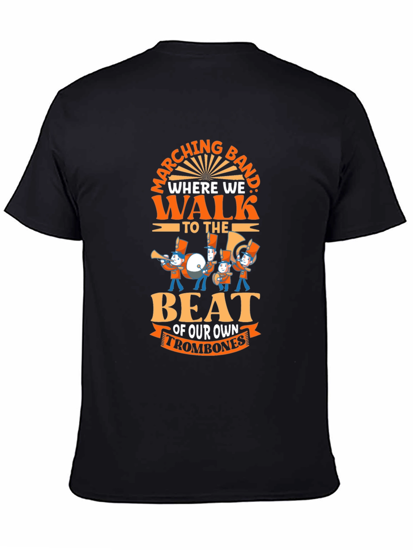 Marching Band T-Shirt - Trombone Player Tee