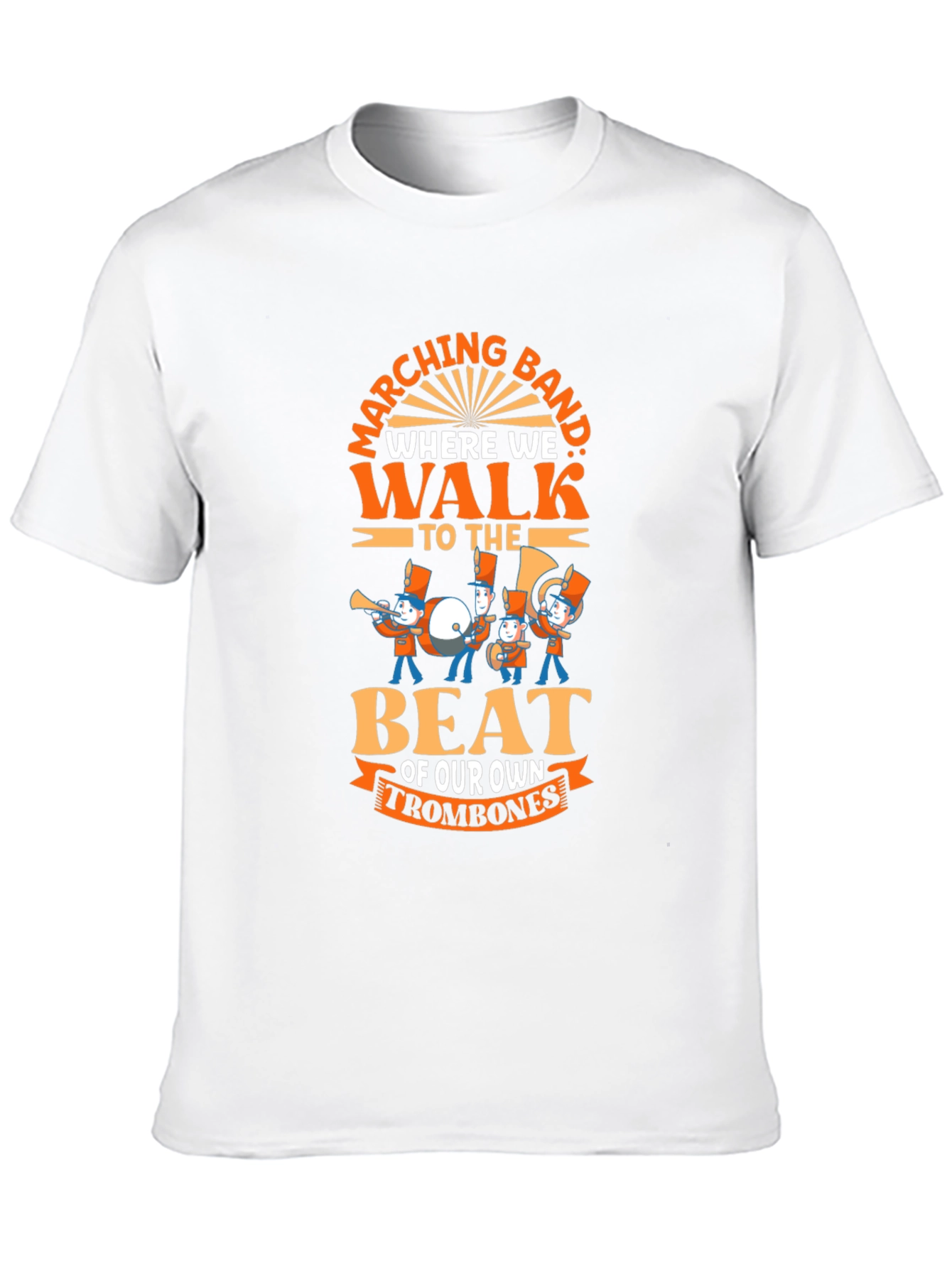 Marching Band T-Shirt - Trombone Player Tee