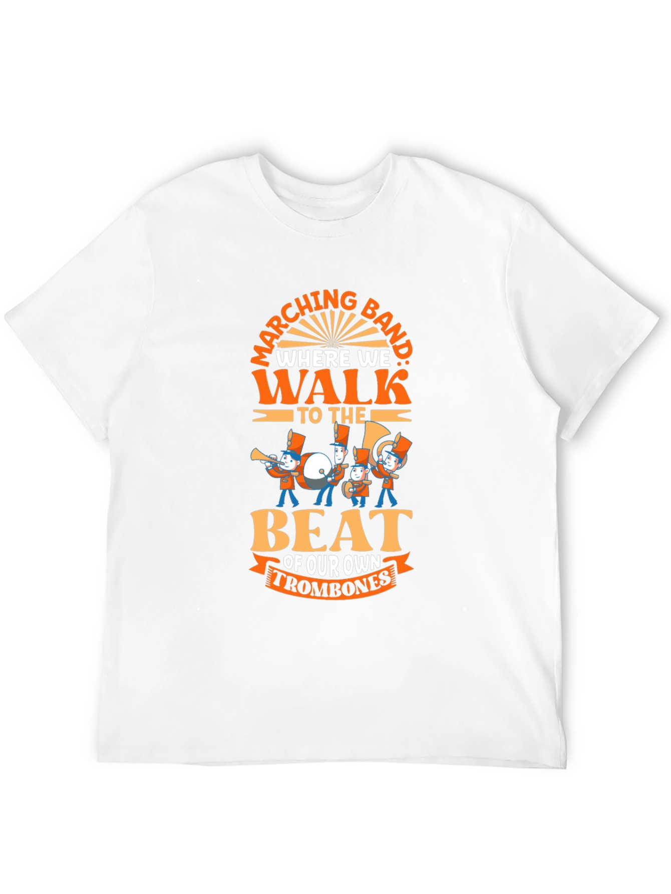 Marching Band T-Shirt - Trombone Player Tee