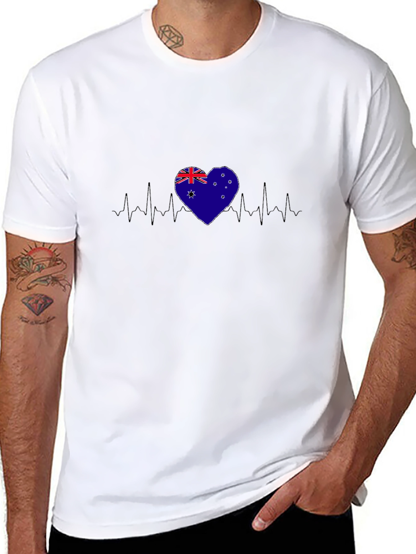 Heart Australia Flag T-Shirt