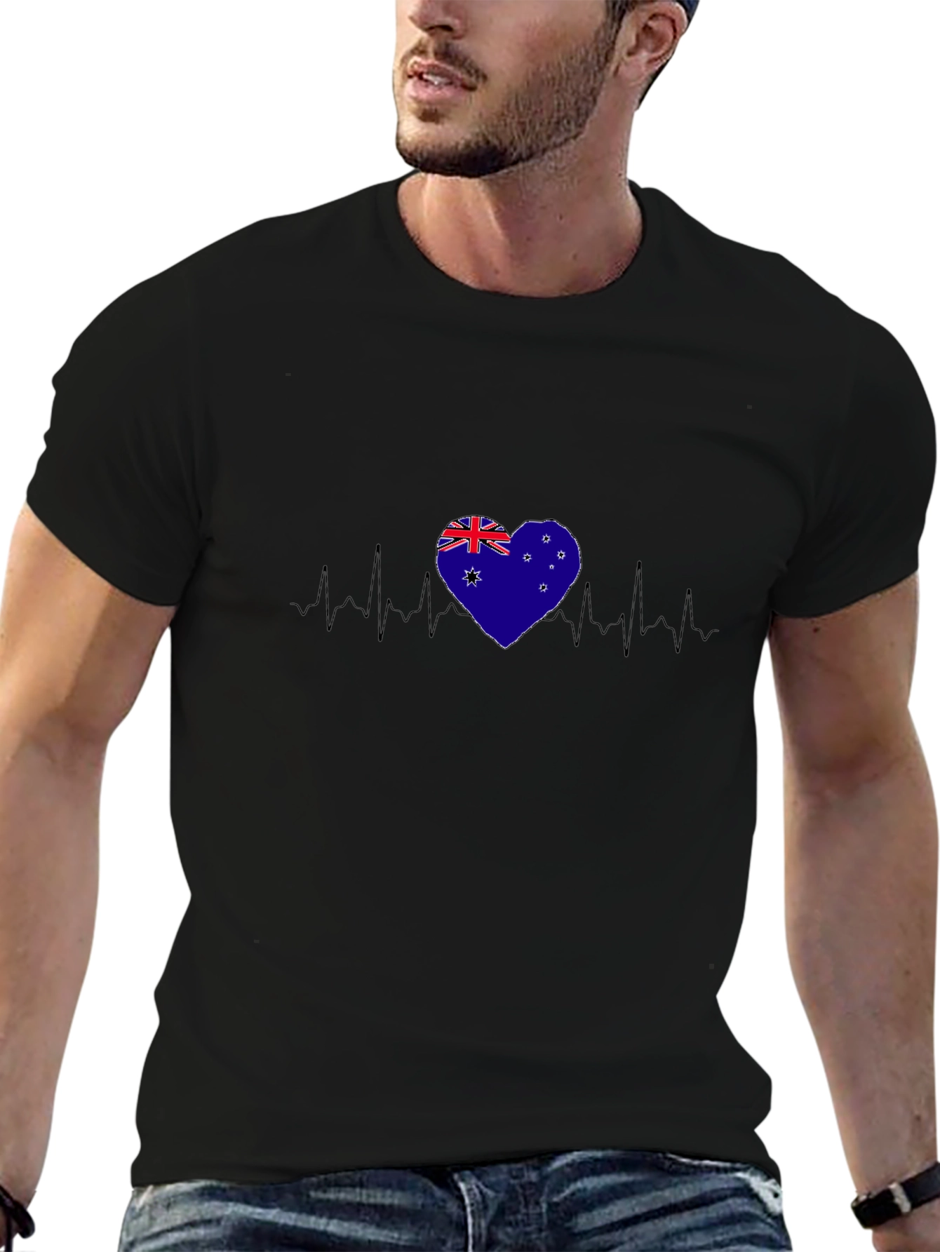 Heart Australia Flag T-Shirt