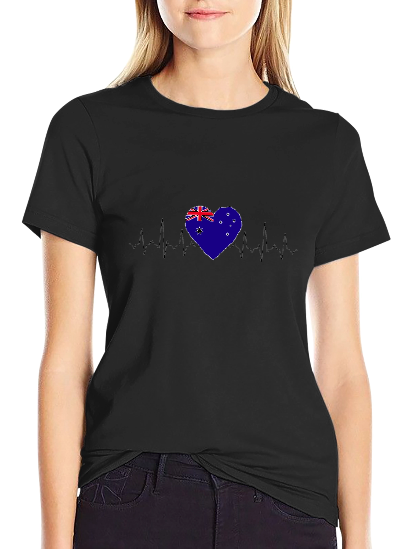 Heart Australia Flag T-Shirt