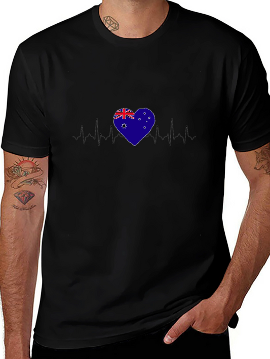 Heart Australia Flag T-Shirt