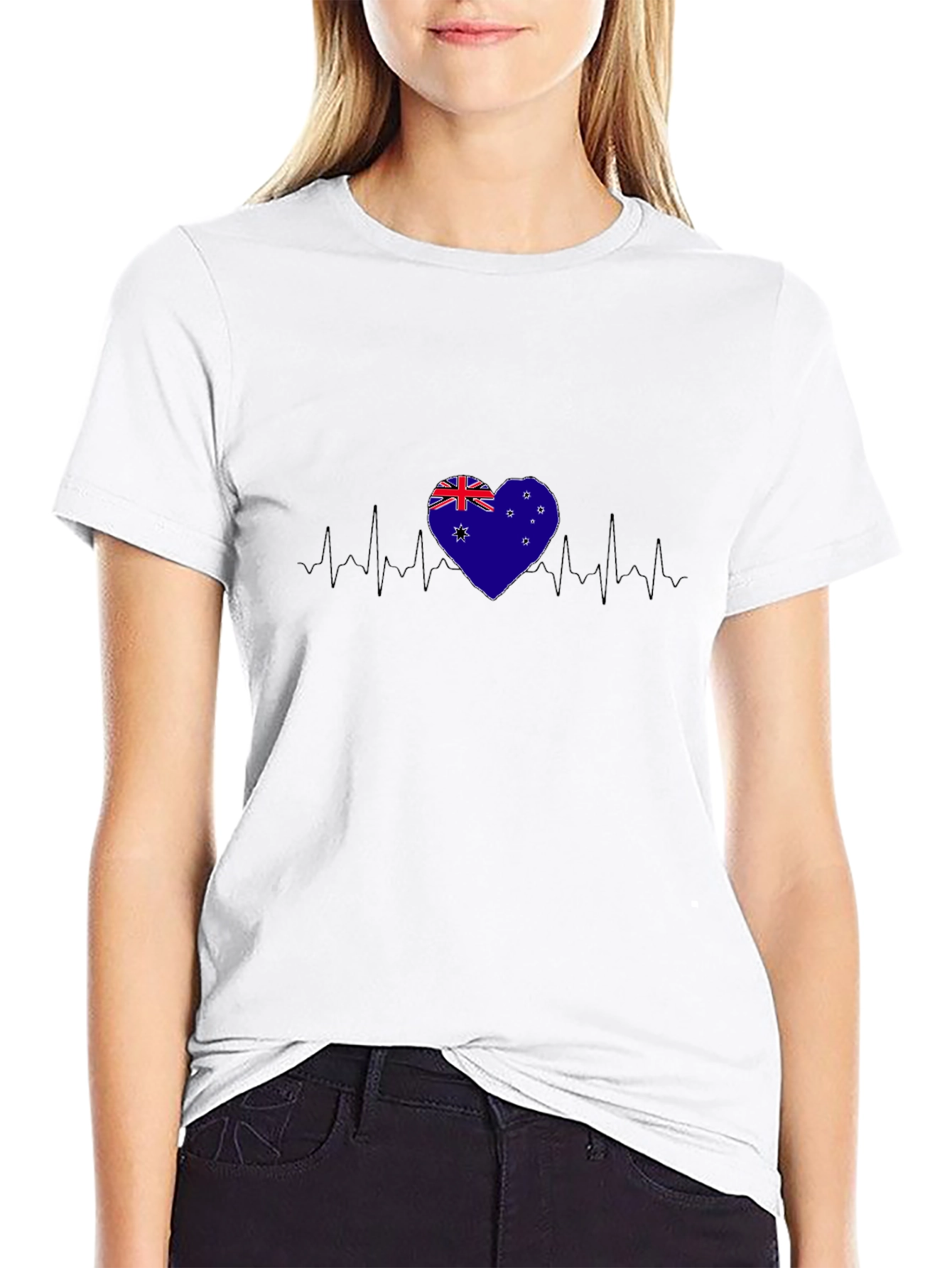Heart Australia Flag T-Shirt