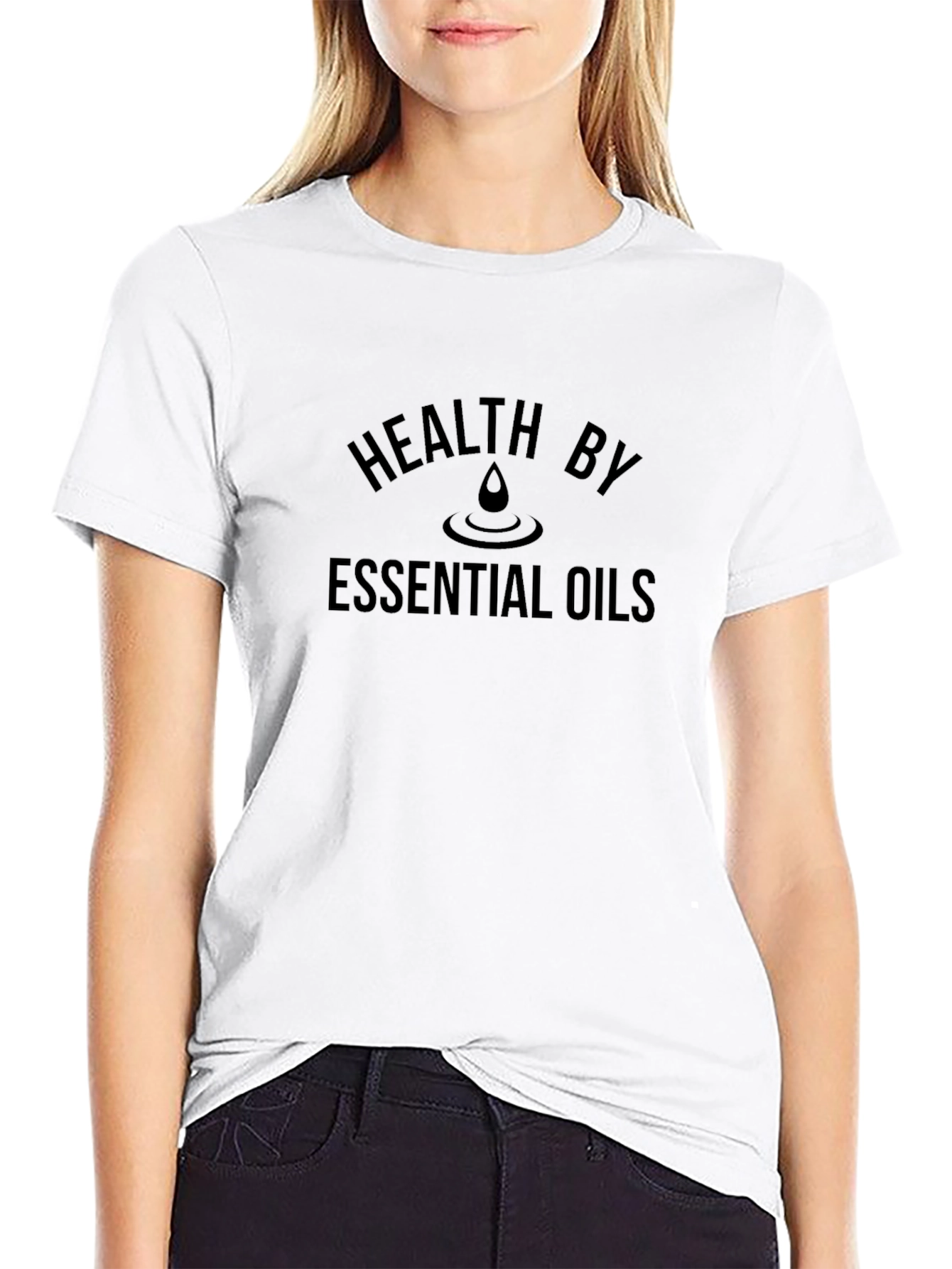 Health by Essential Oils Black T-Shirt