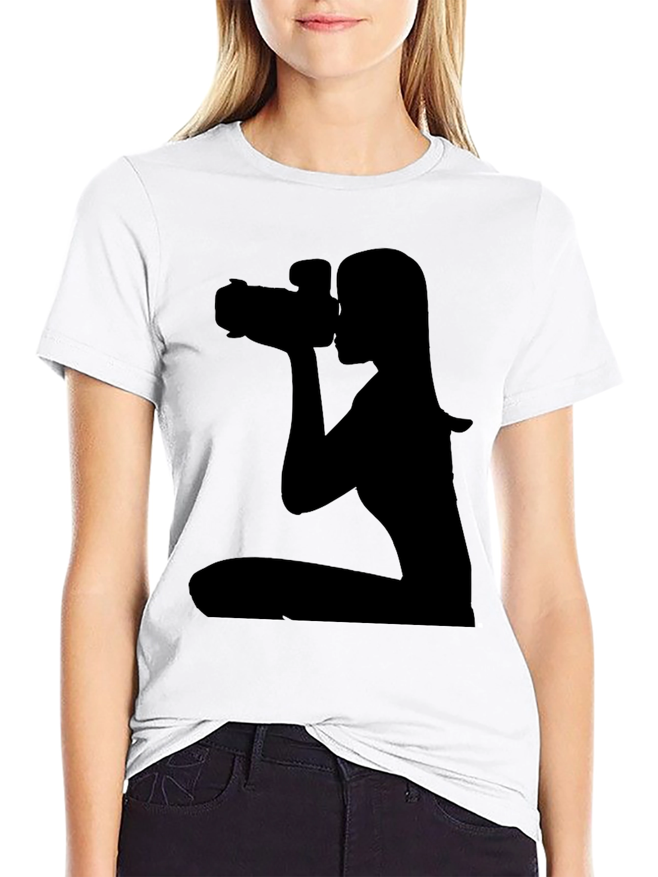 Photographer Silhouette Graphic Tee