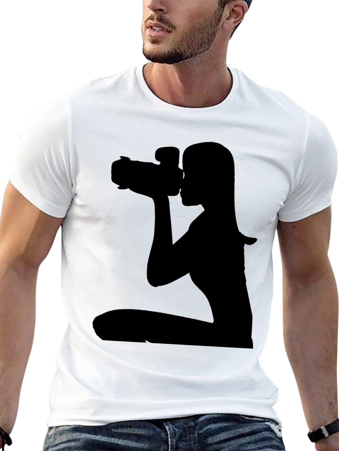 Photographer Silhouette Graphic Tee