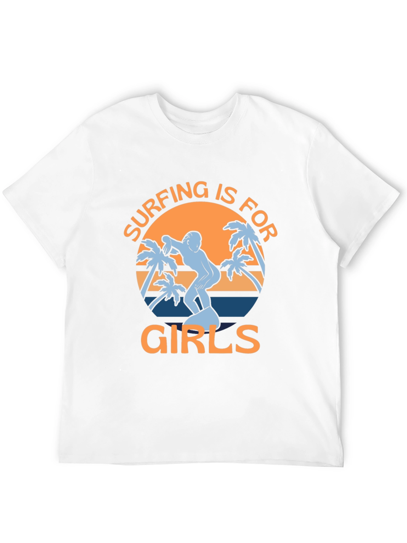 Surfing Is For Girls Tee