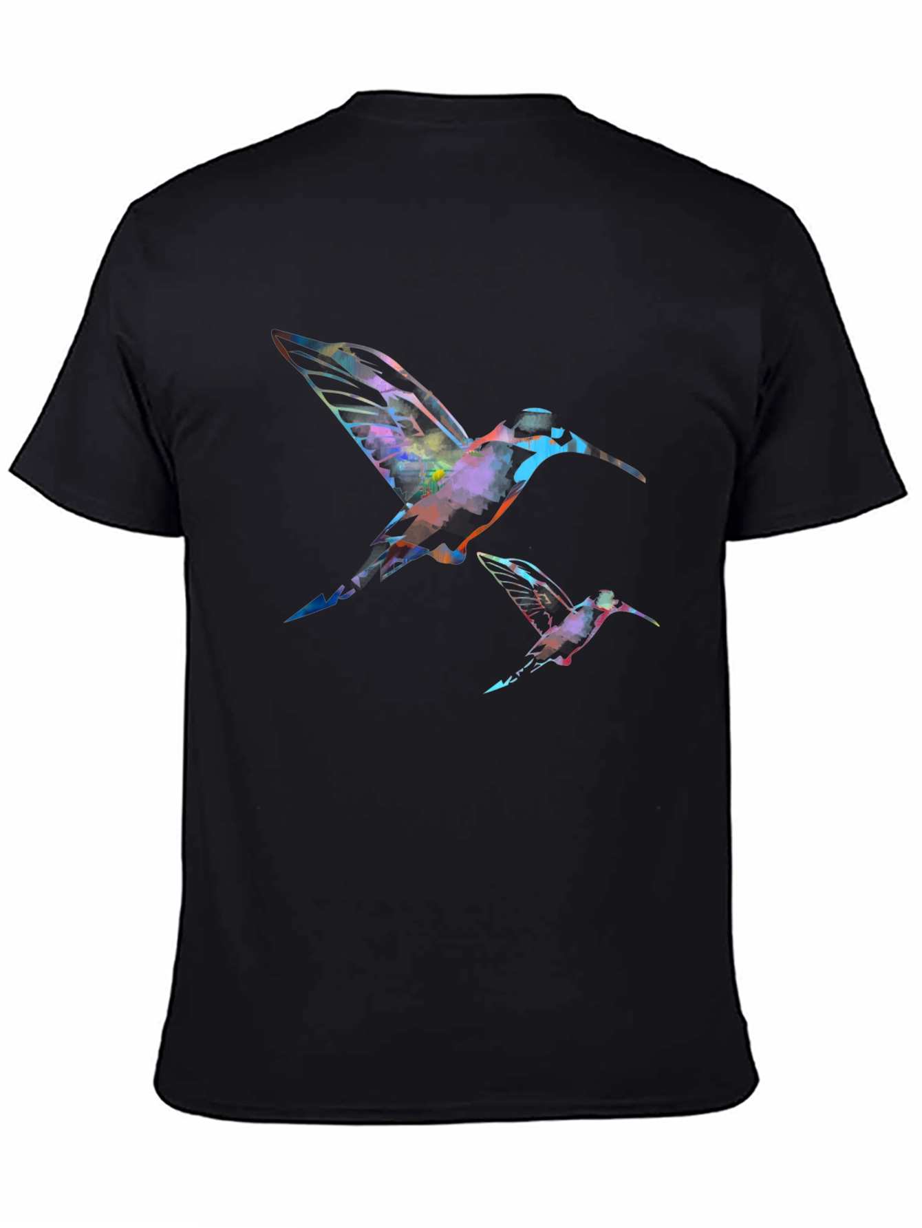 Hummingbird Graphic Black T-Shirt