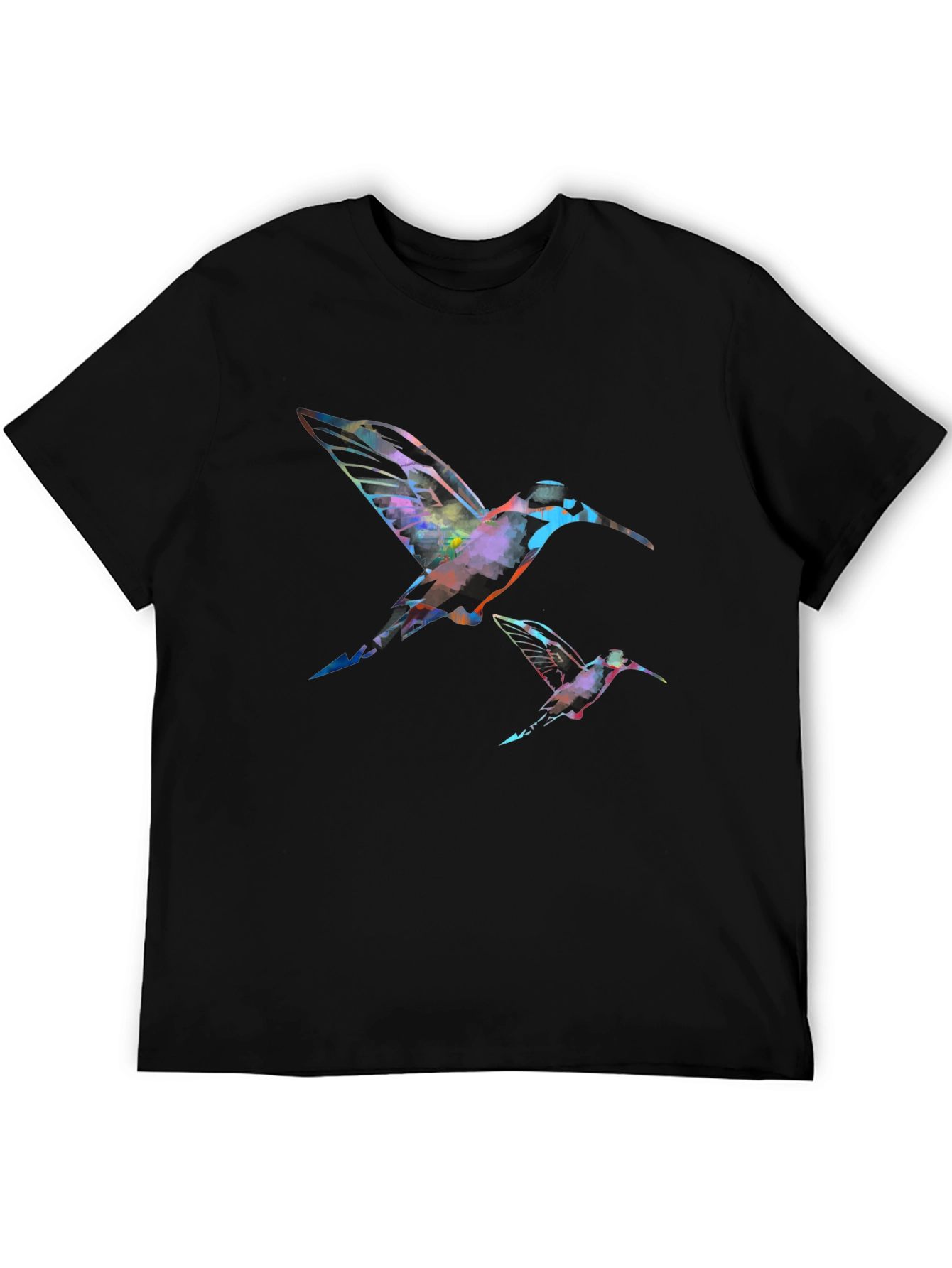 Hummingbird Graphic Black T-Shirt