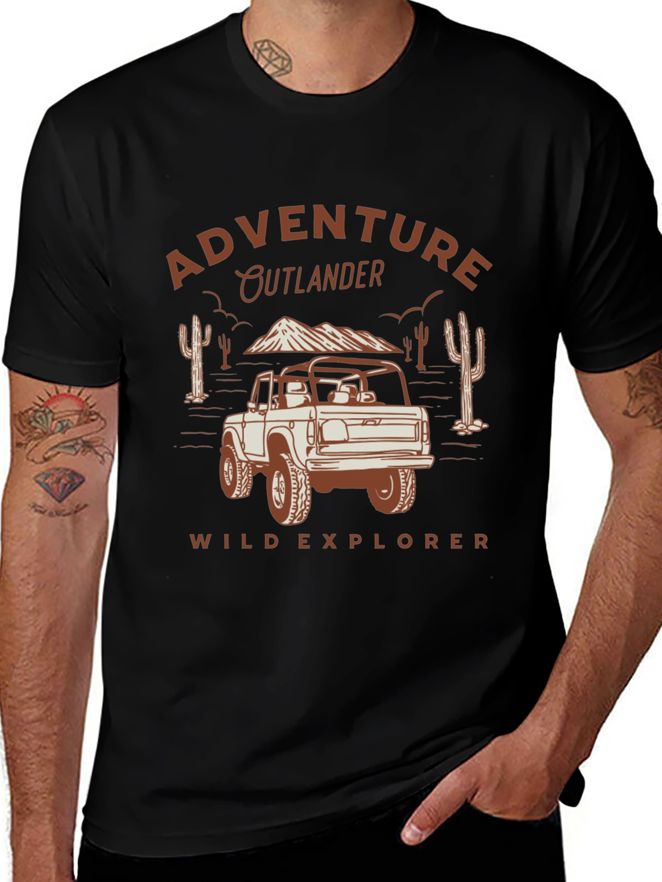 Adventure Outlander T-Shirt - Wild Explorer Tee