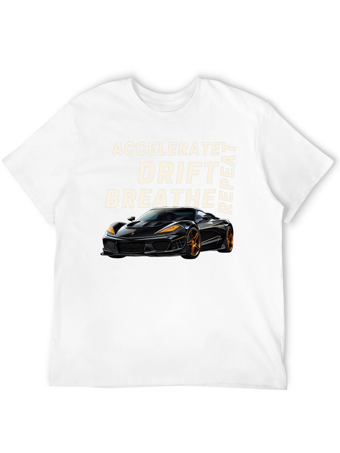 Accelerate Drift Breathe Repeat Car T-Shirt