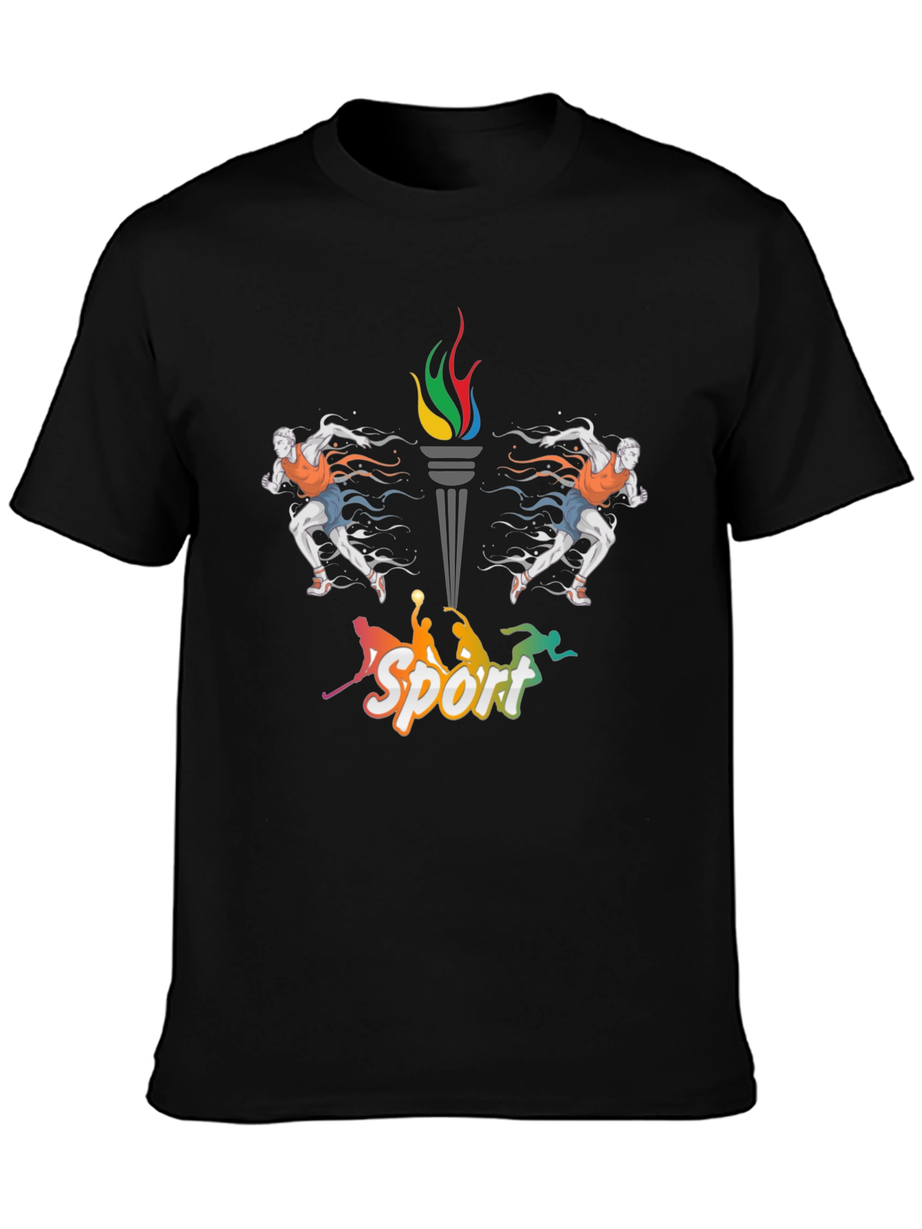 Sports Graphic Tee - Active Lifestyle Apparel
