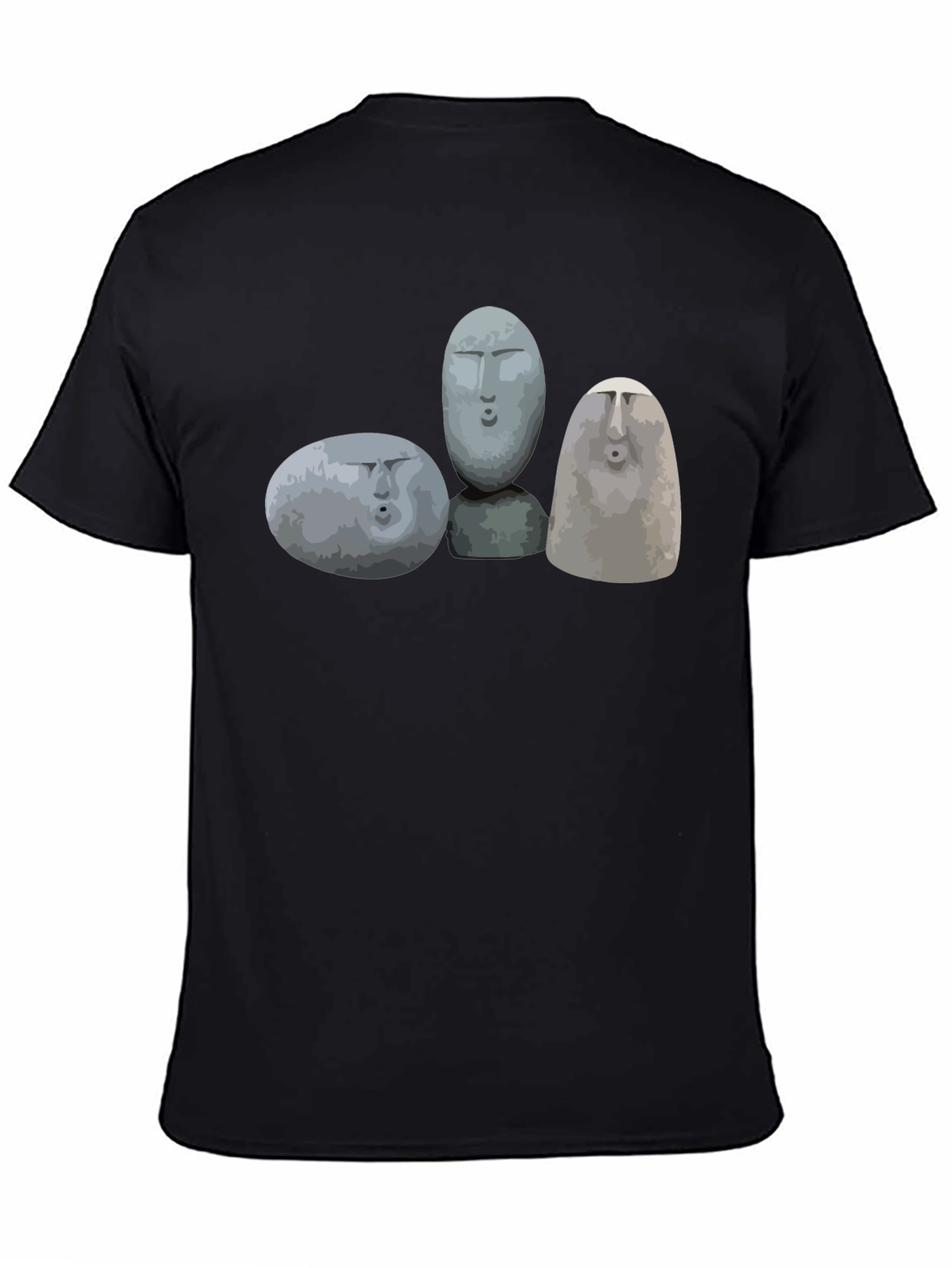 Moai Rock Head Graphic Tee