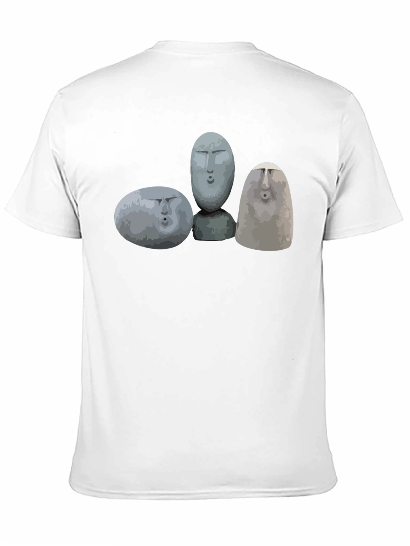 Moai Rock Head Graphic Tee