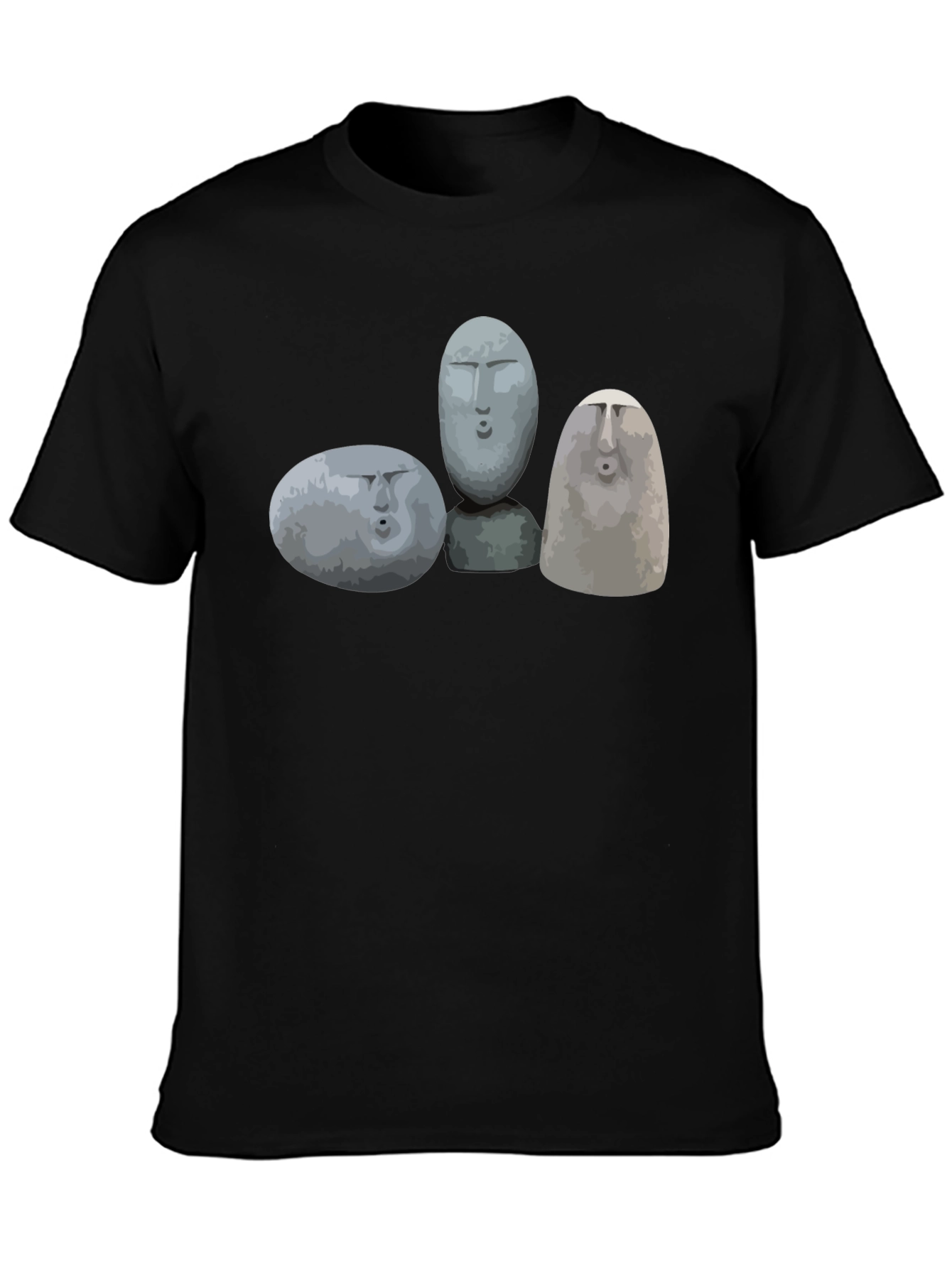 Moai Rock Head Graphic Tee