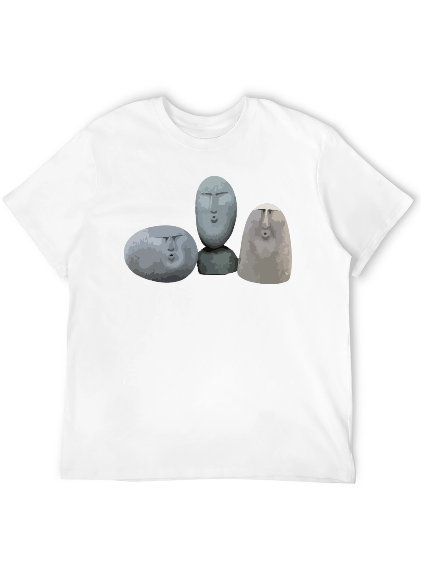 Moai Rock Head Graphic Tee