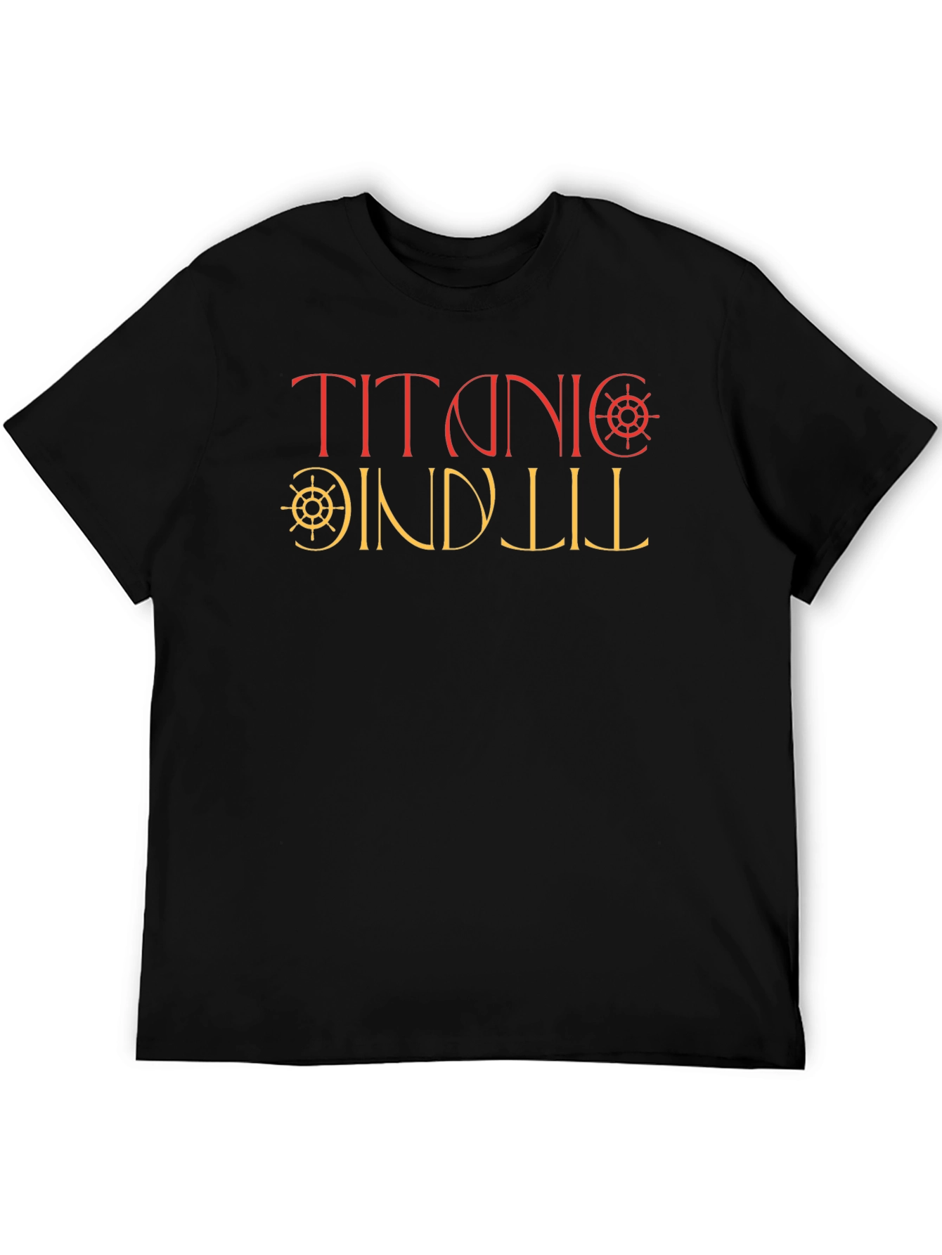 Titanic Graphic Tee | Mens Black Cotton T-Shirt