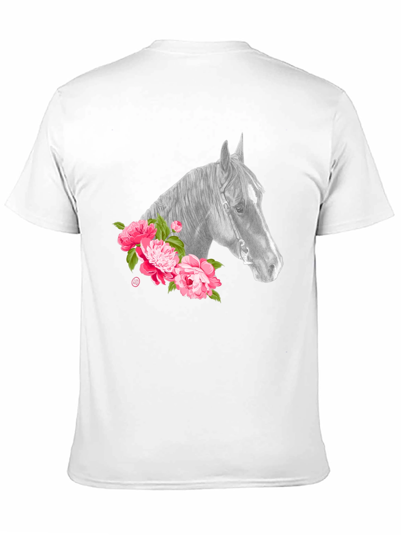 Horse & Floral Graphic Tee