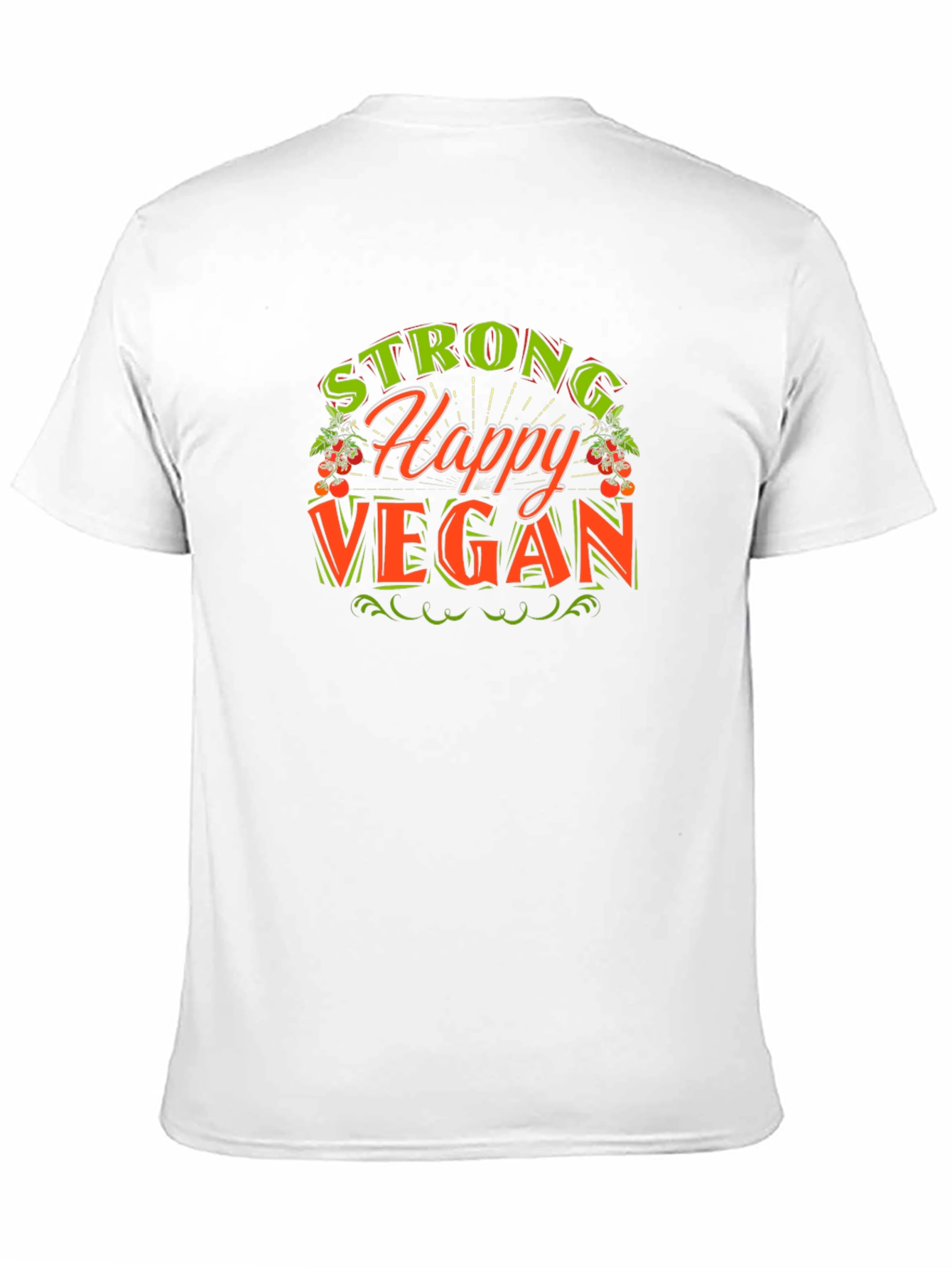 Strong Happy Vegan Graphic Tee