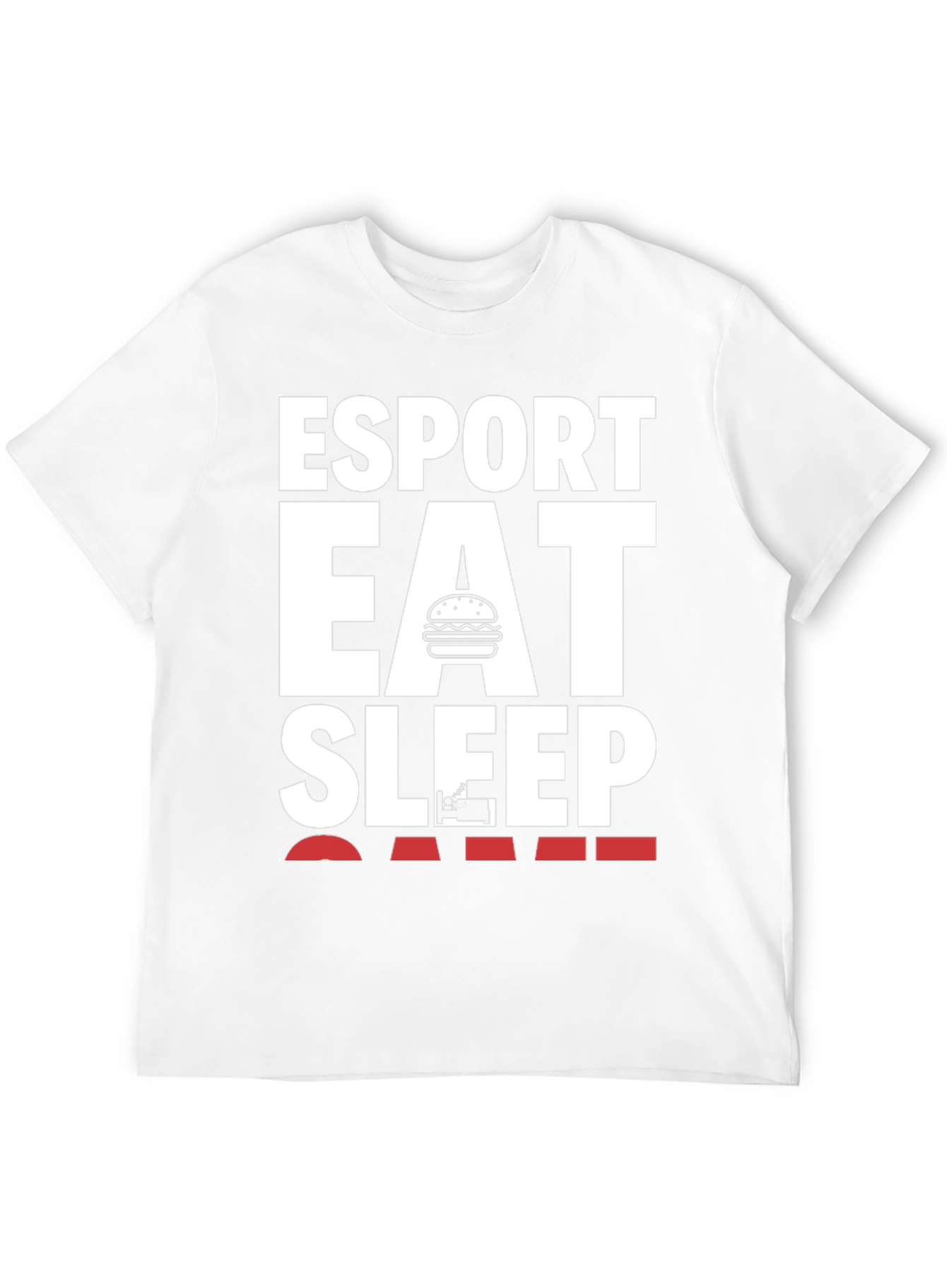 Esport Eat Sleep Game Black T-Shirt