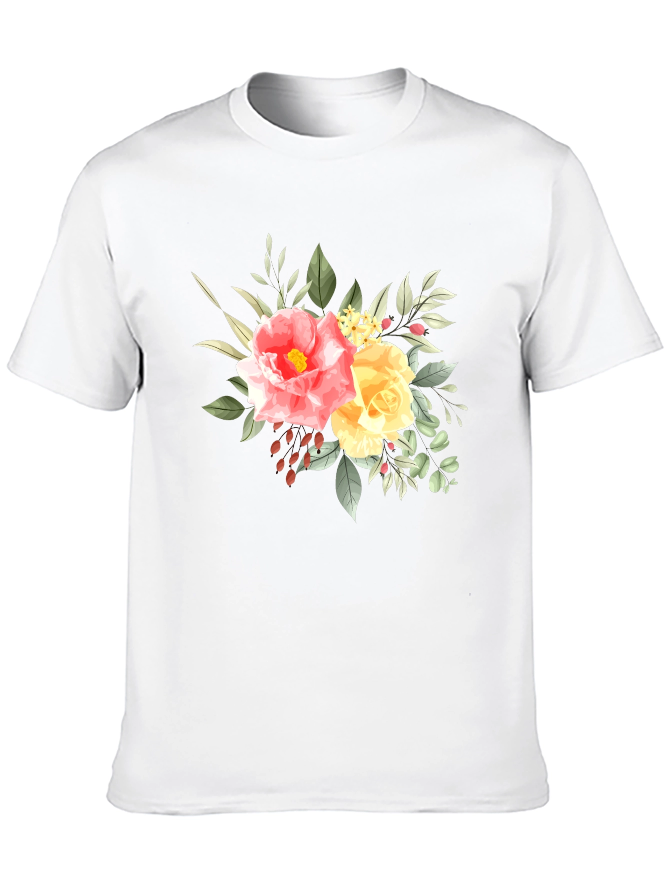 Floral T-Shirt - Stylish Graphic Tee