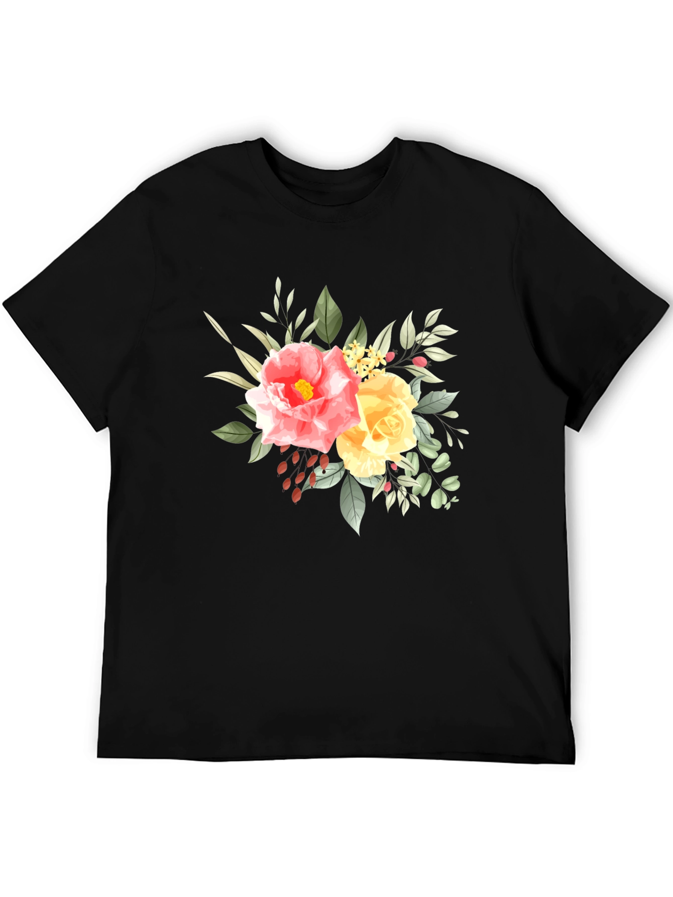 Floral T-Shirt - Stylish Graphic Tee