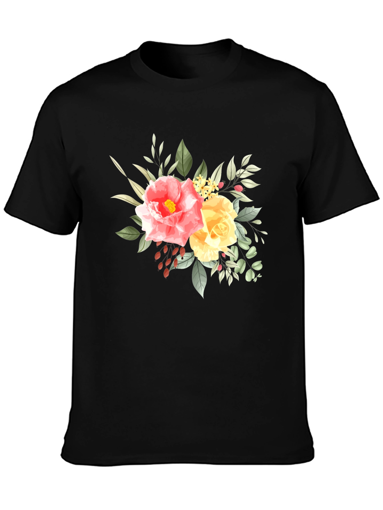 Floral T-Shirt - Stylish Graphic Tee