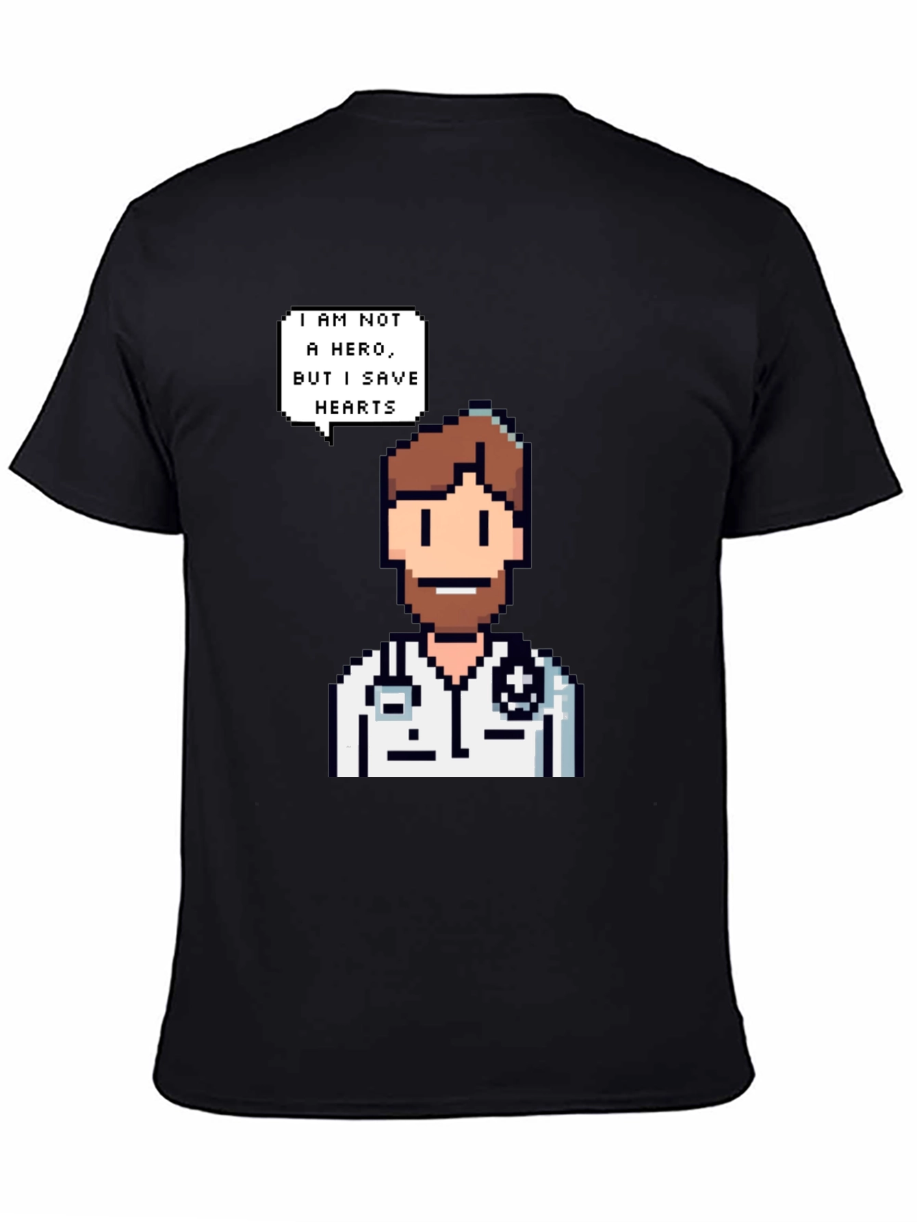 Pixel Doctor T-Shirt - I Save Hearts