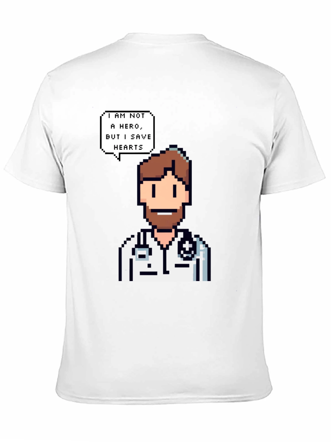 Pixel Doctor T-Shirt - I Save Hearts