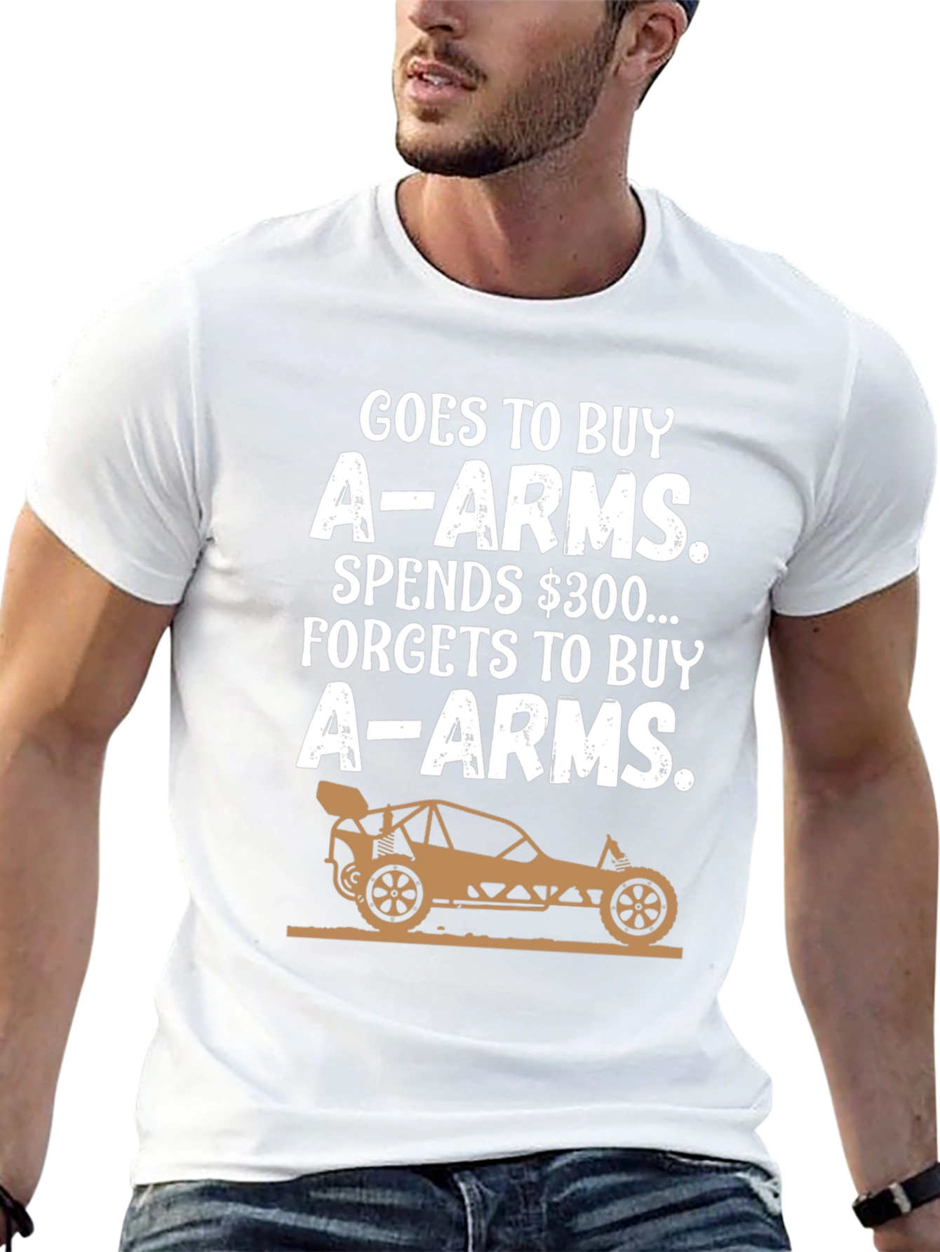 Goes to Buy A-Arms Funny RC Car T-Shirt