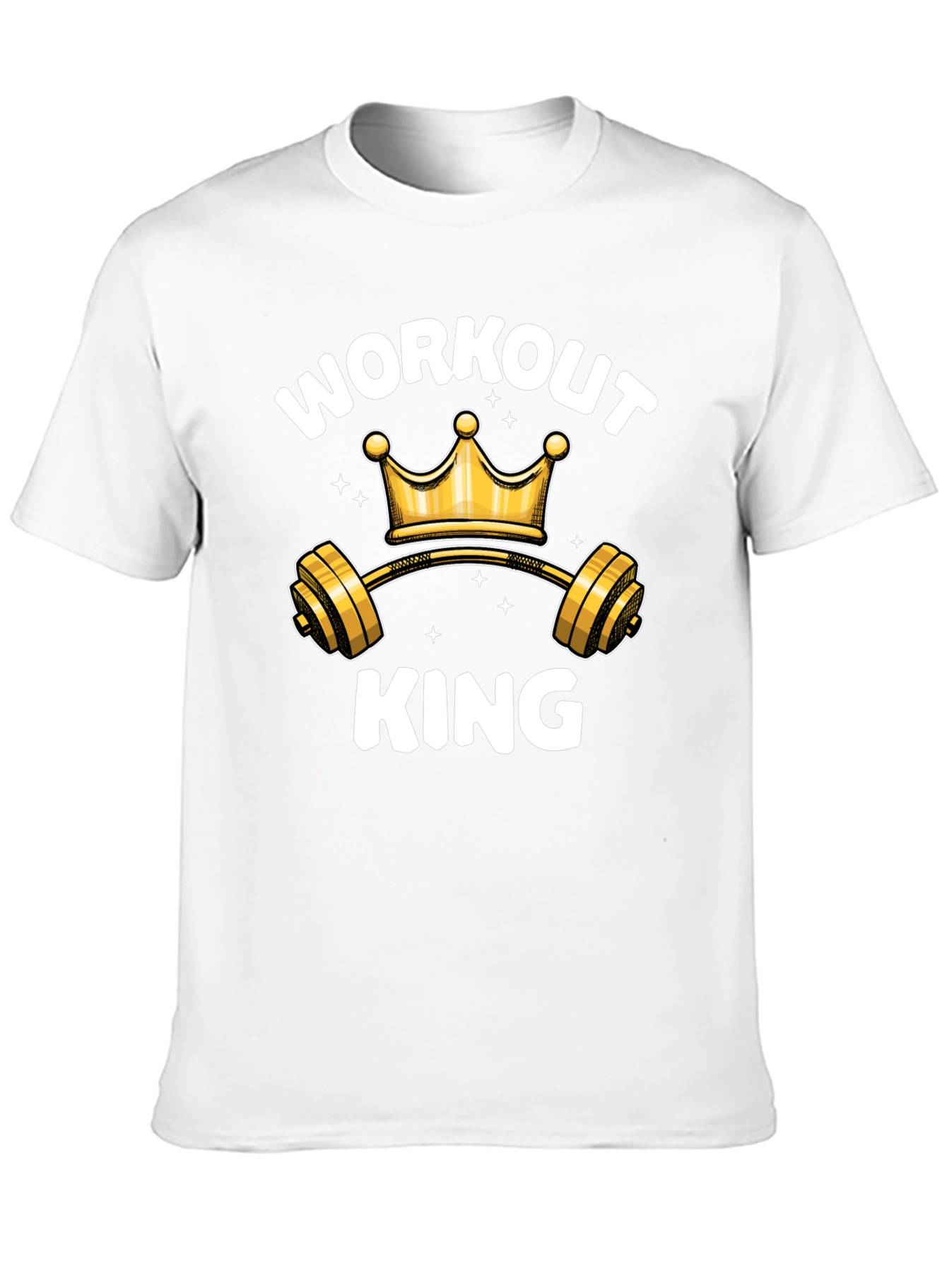 Workout King Graphic Tee - Gym Lover Apparel