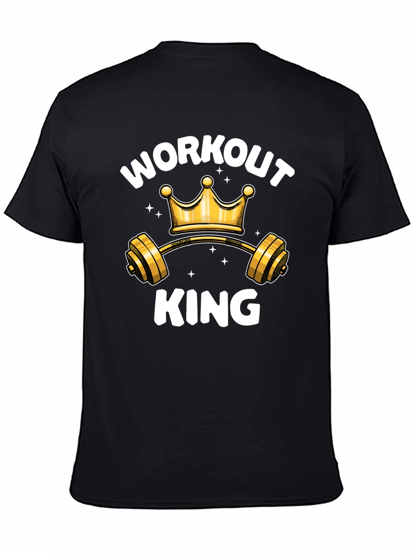 Workout King Graphic Tee - Gym Lover Apparel
