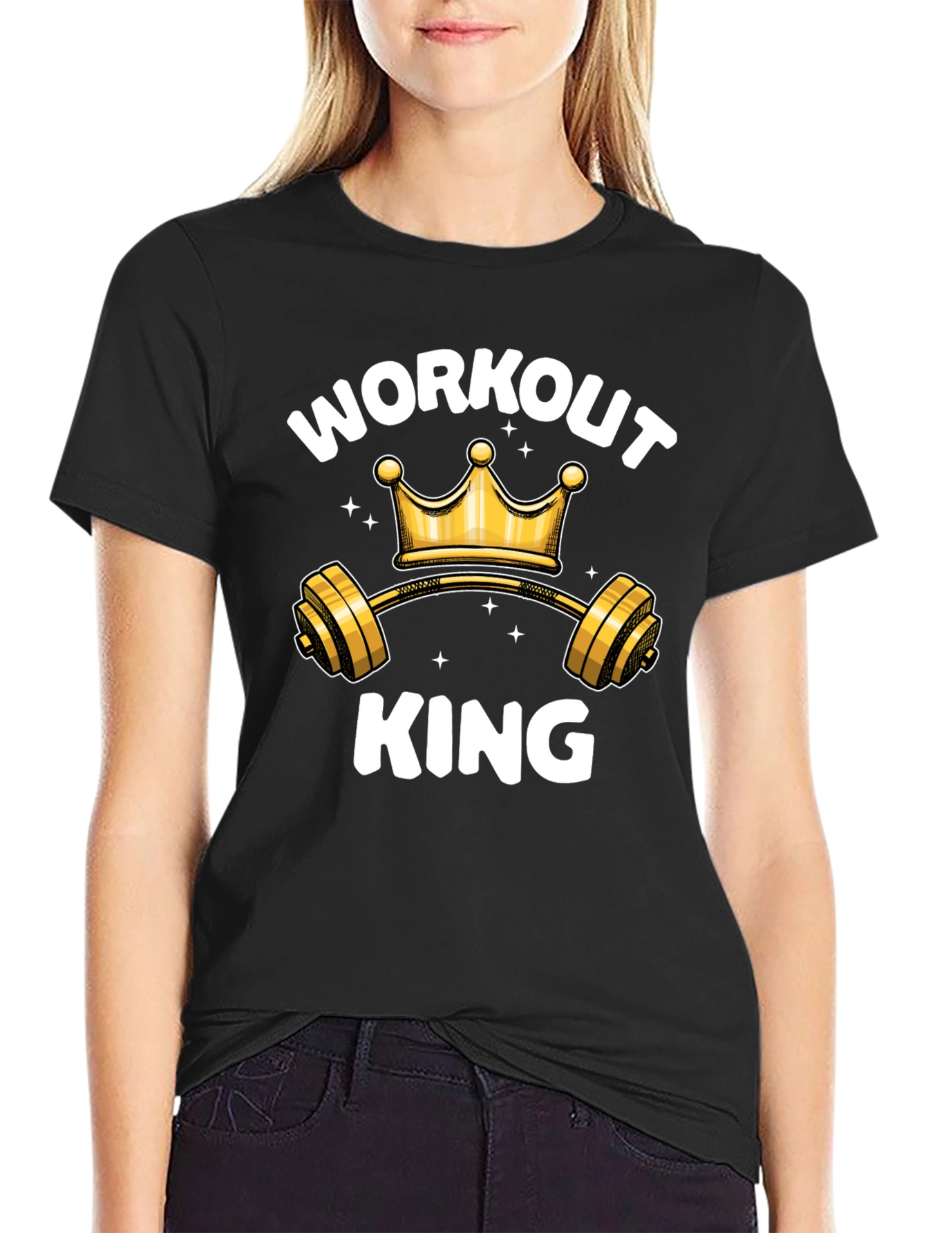 Workout King Graphic Tee - Gym Lover Apparel