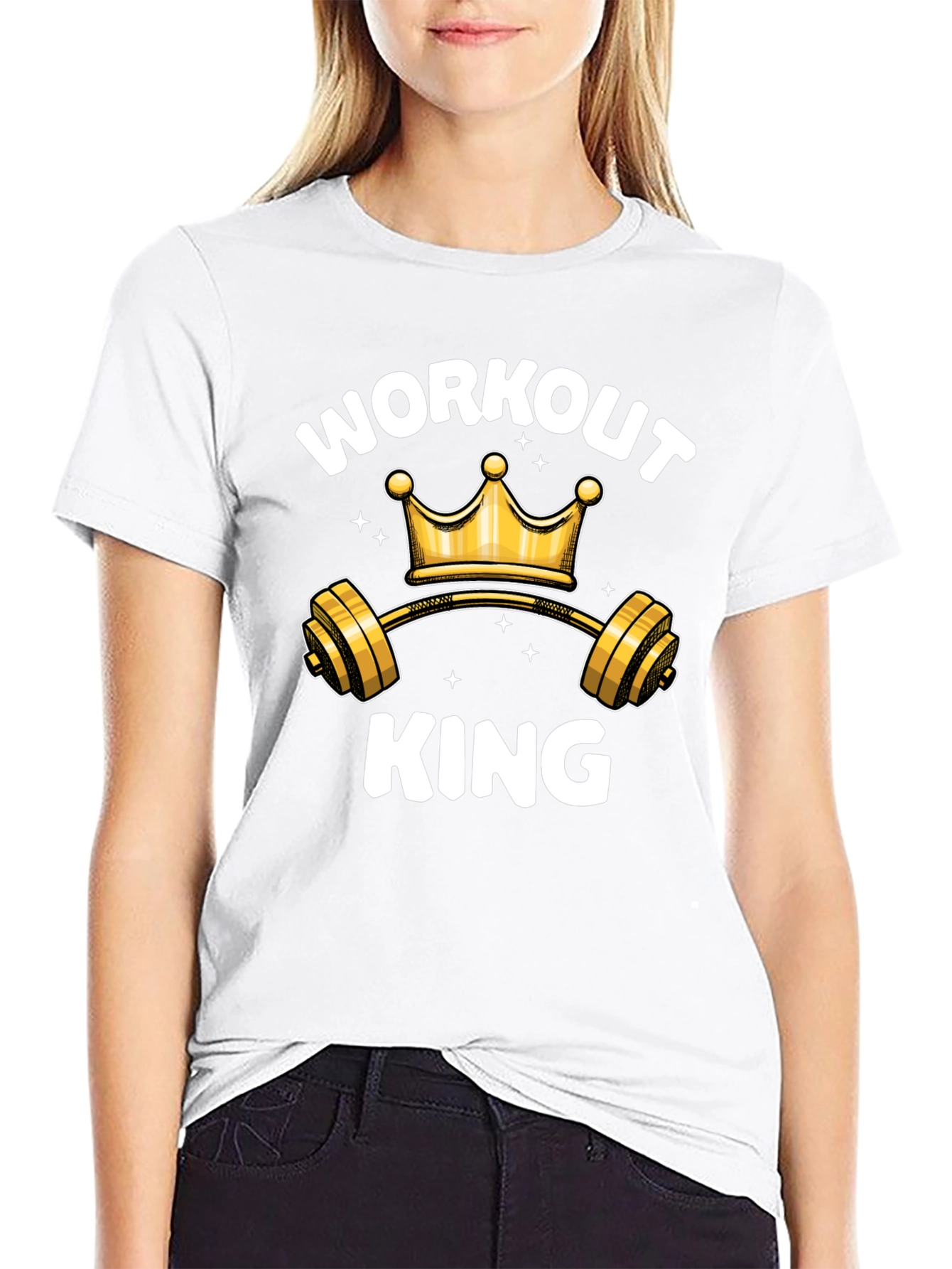 Workout King Graphic Tee - Gym Lover Apparel