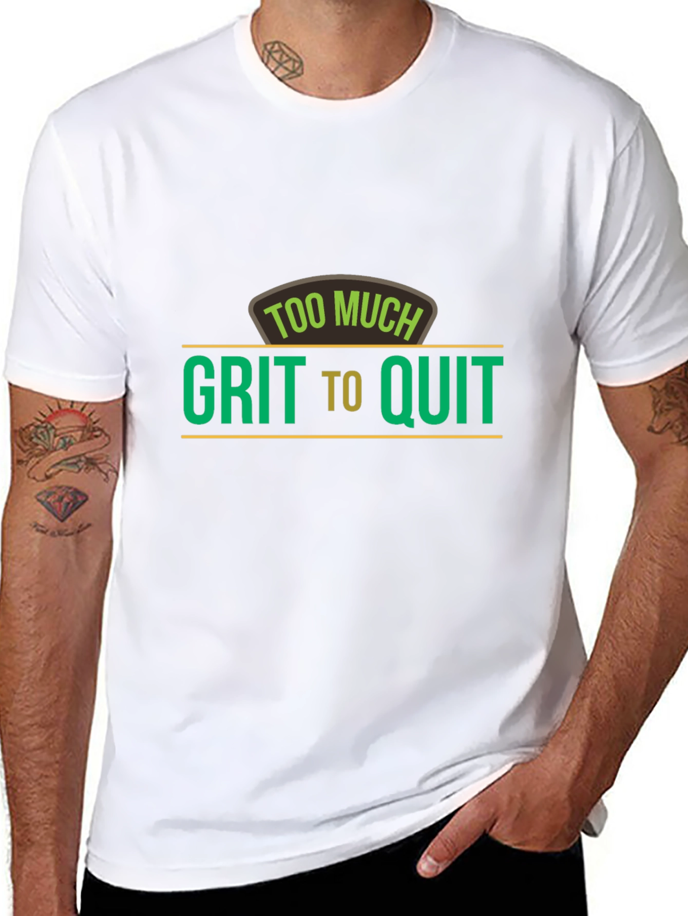 Grit To Quit Black T-Shirt