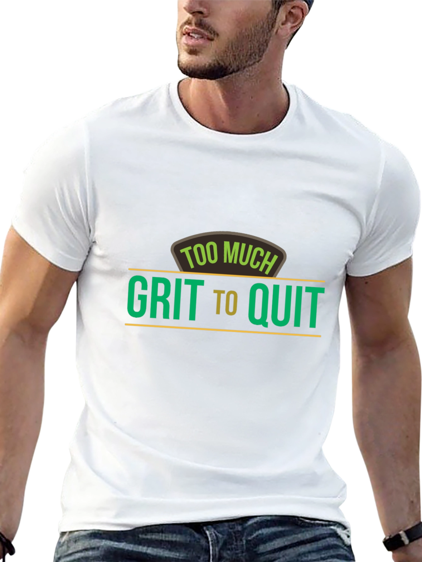 Grit To Quit Black T-Shirt
