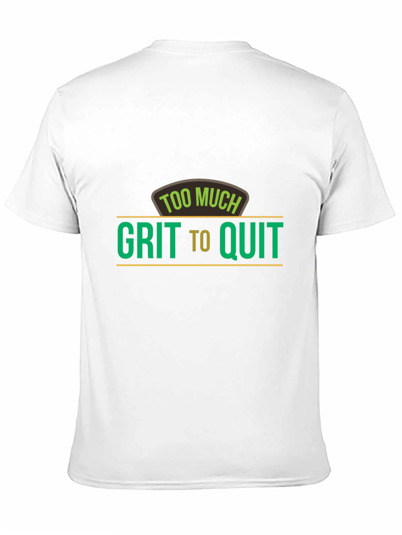 Grit To Quit Black T-Shirt