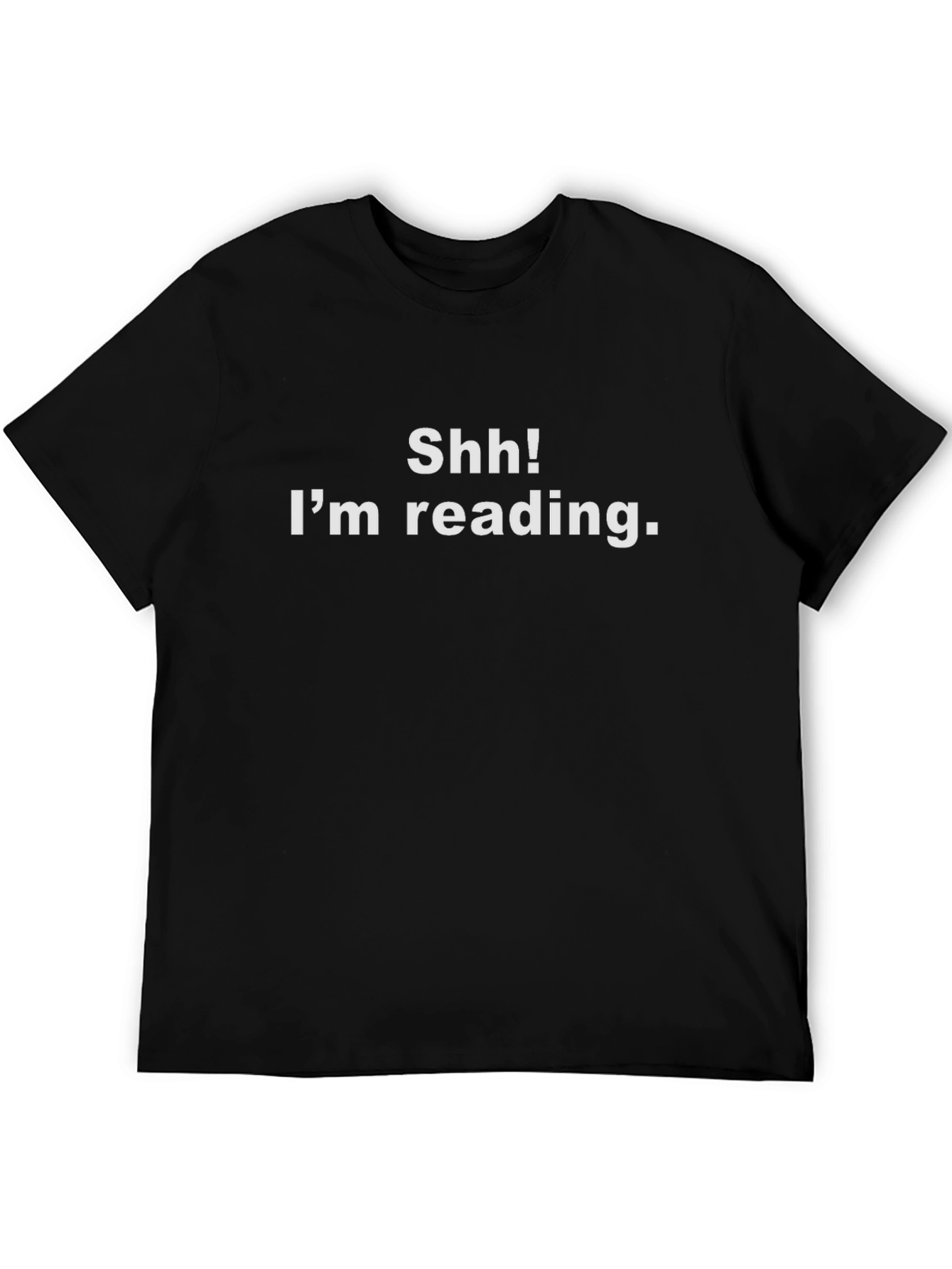 Shh! Im Reading T-Shirt - Comfy Black Tee