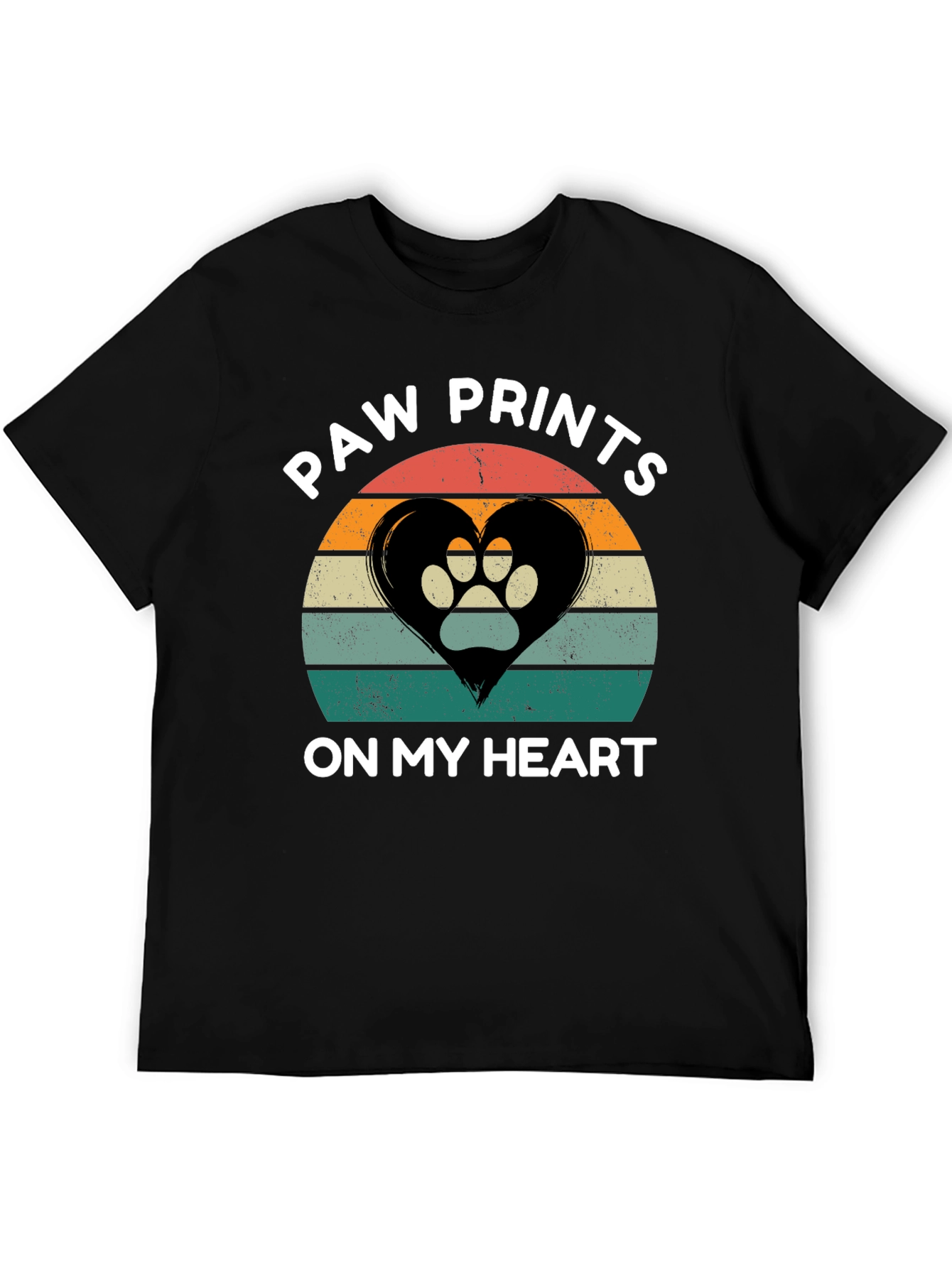 Paw Prints On My Heart T-Shirt