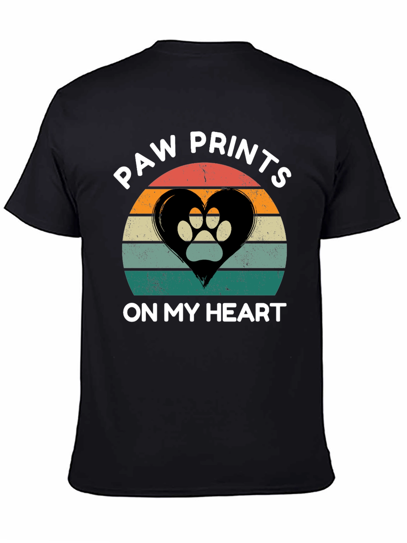 Paw Prints On My Heart T-Shirt