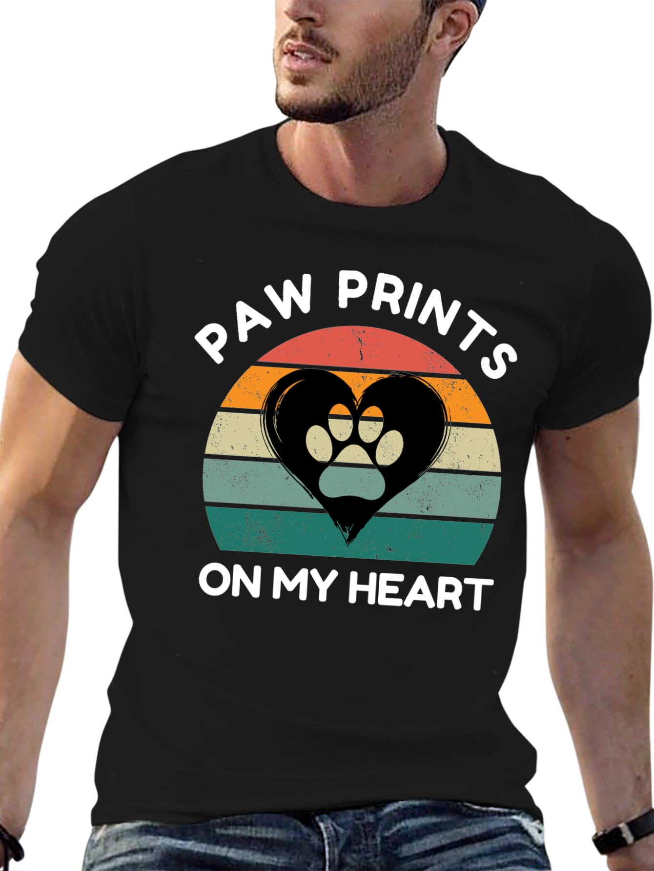 Paw Prints On My Heart T-Shirt