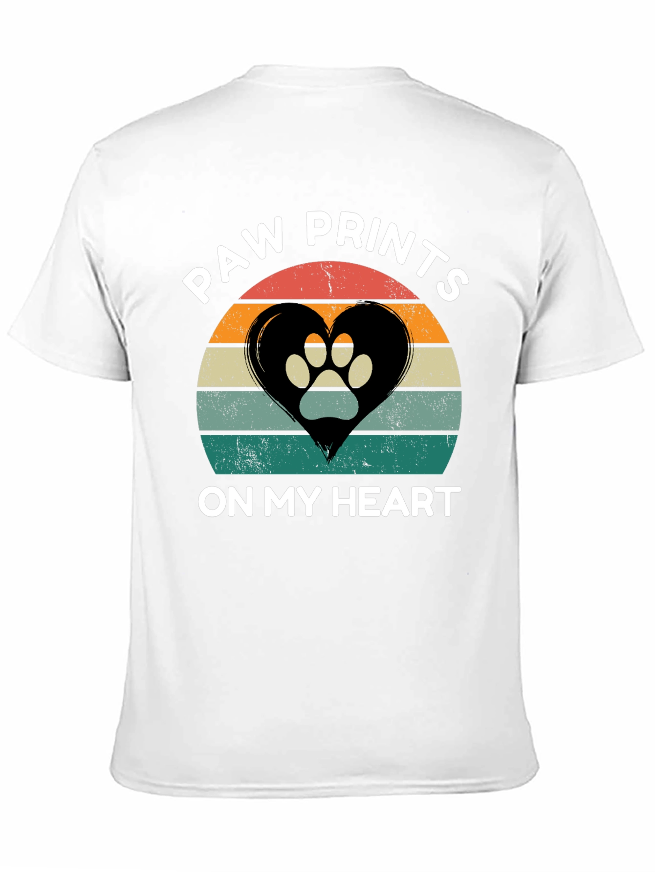 Paw Prints On My Heart T-Shirt