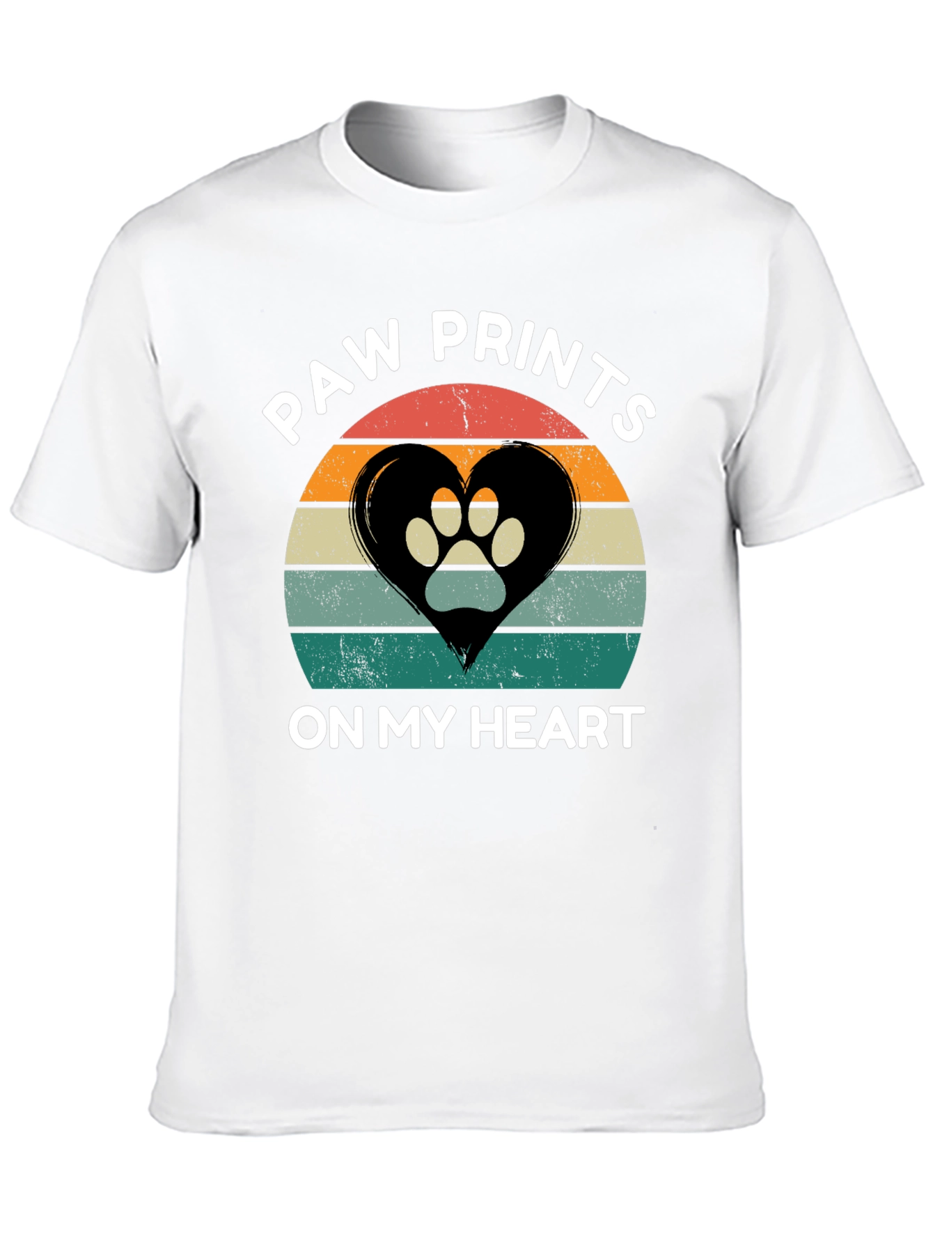 Paw Prints On My Heart T-Shirt