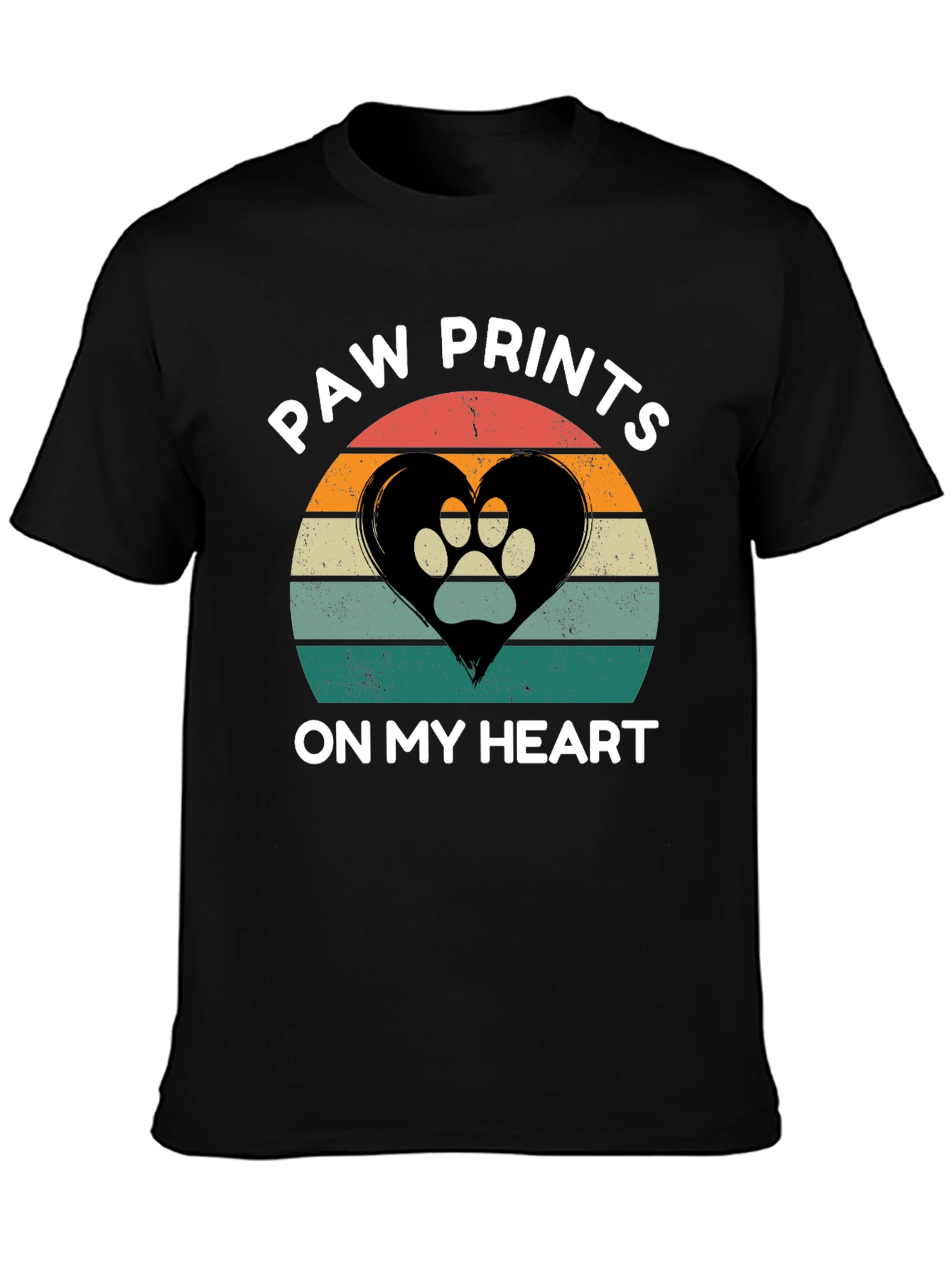 Paw Prints On My Heart T-Shirt