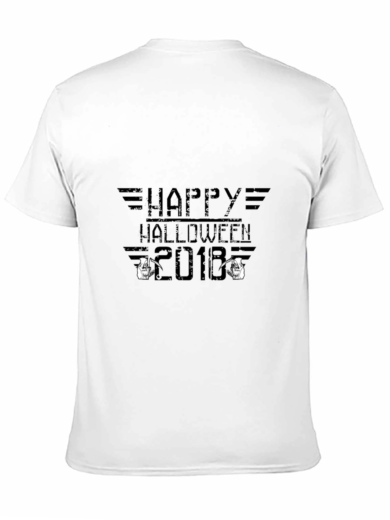 Happy Halloween 2018 Black T-Shirt