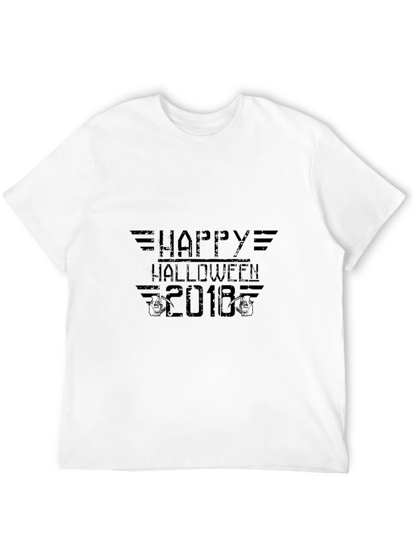 Happy Halloween 2018 Black T-Shirt