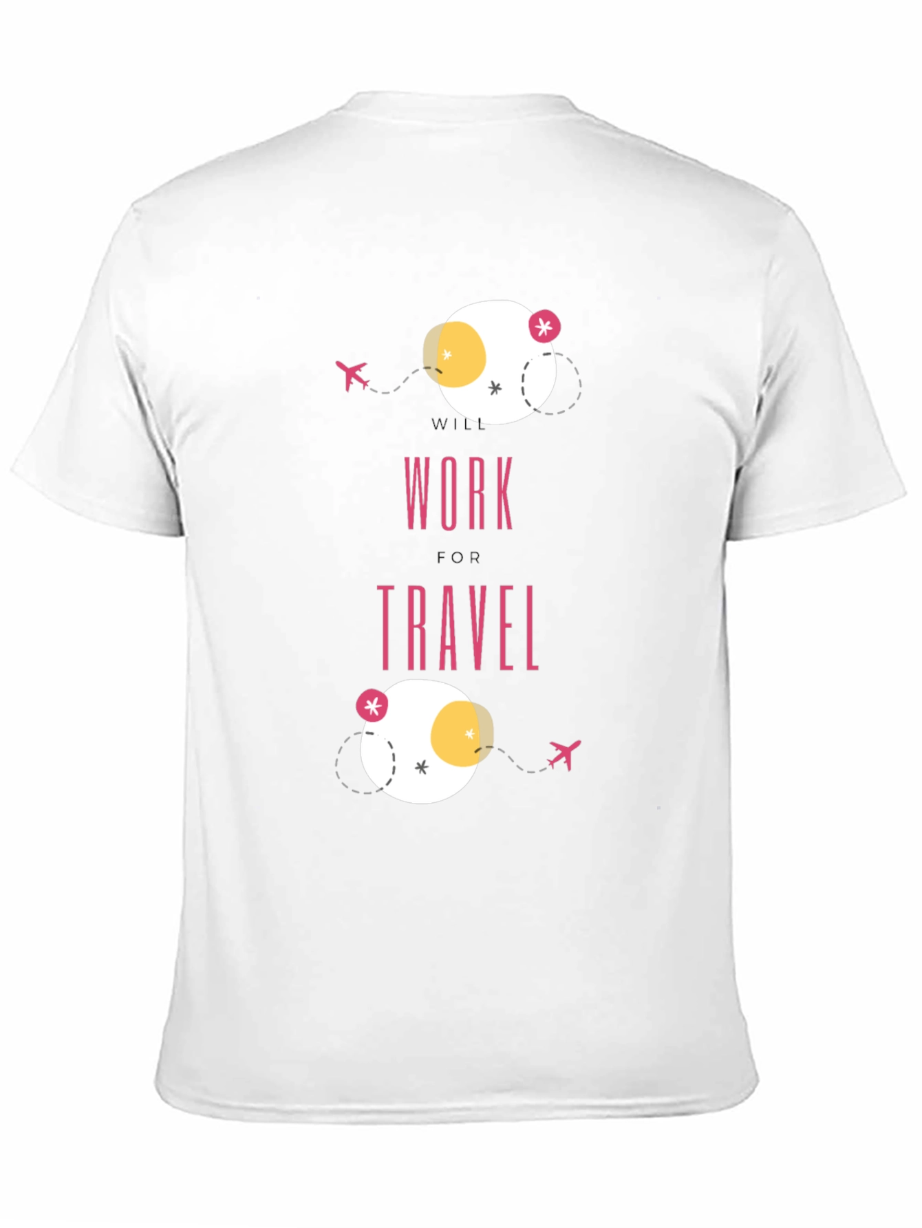 Work Travel T-Shirt - Modern Graphic Tee