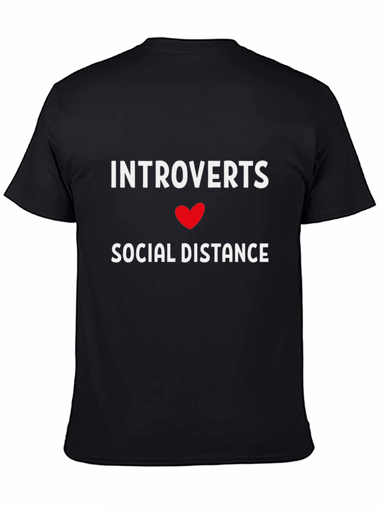 Introvert Social Distance Graphic Tee